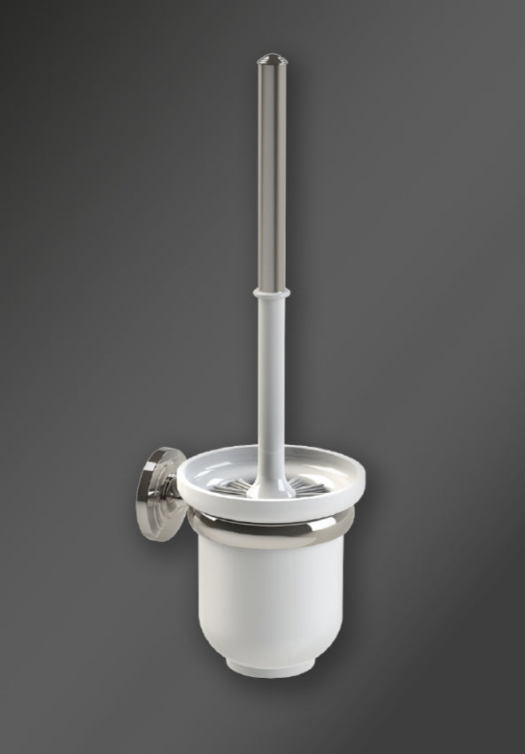 OSLO TOILET BRUSH SET POLISHED NICKEL