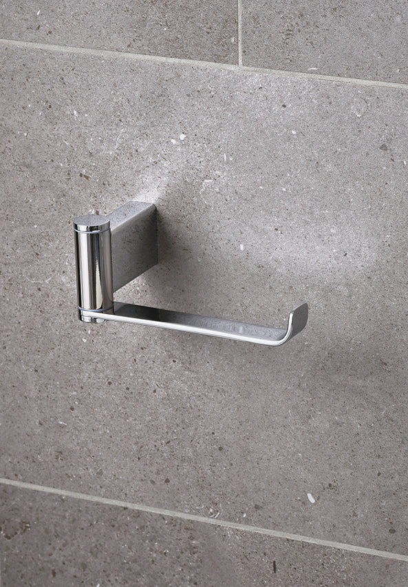 BOSTON SWIVEL OPEN TOILET ROLL HOLDER CHROME