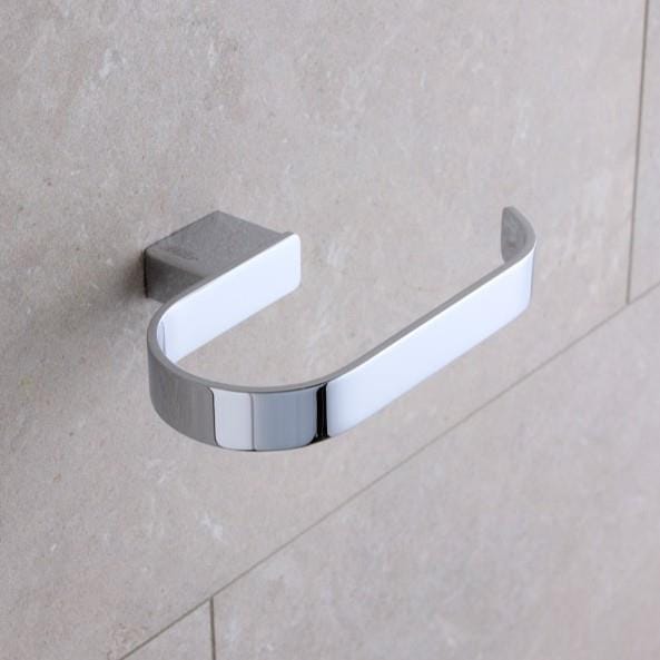 ORLANDO TOILET ROLL HOLDER BRUSHED BRASS