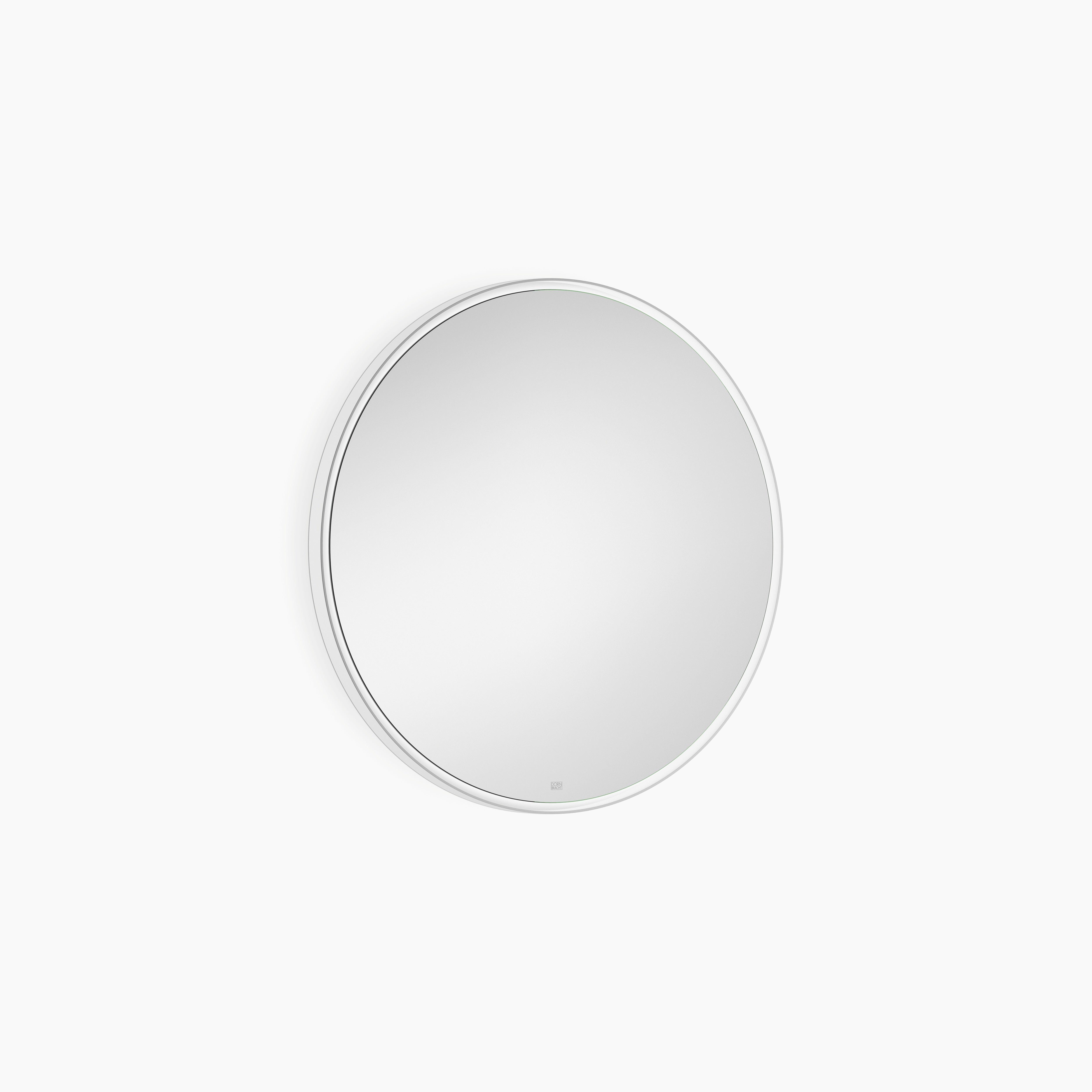 Lighted Mirror Round Matte White II