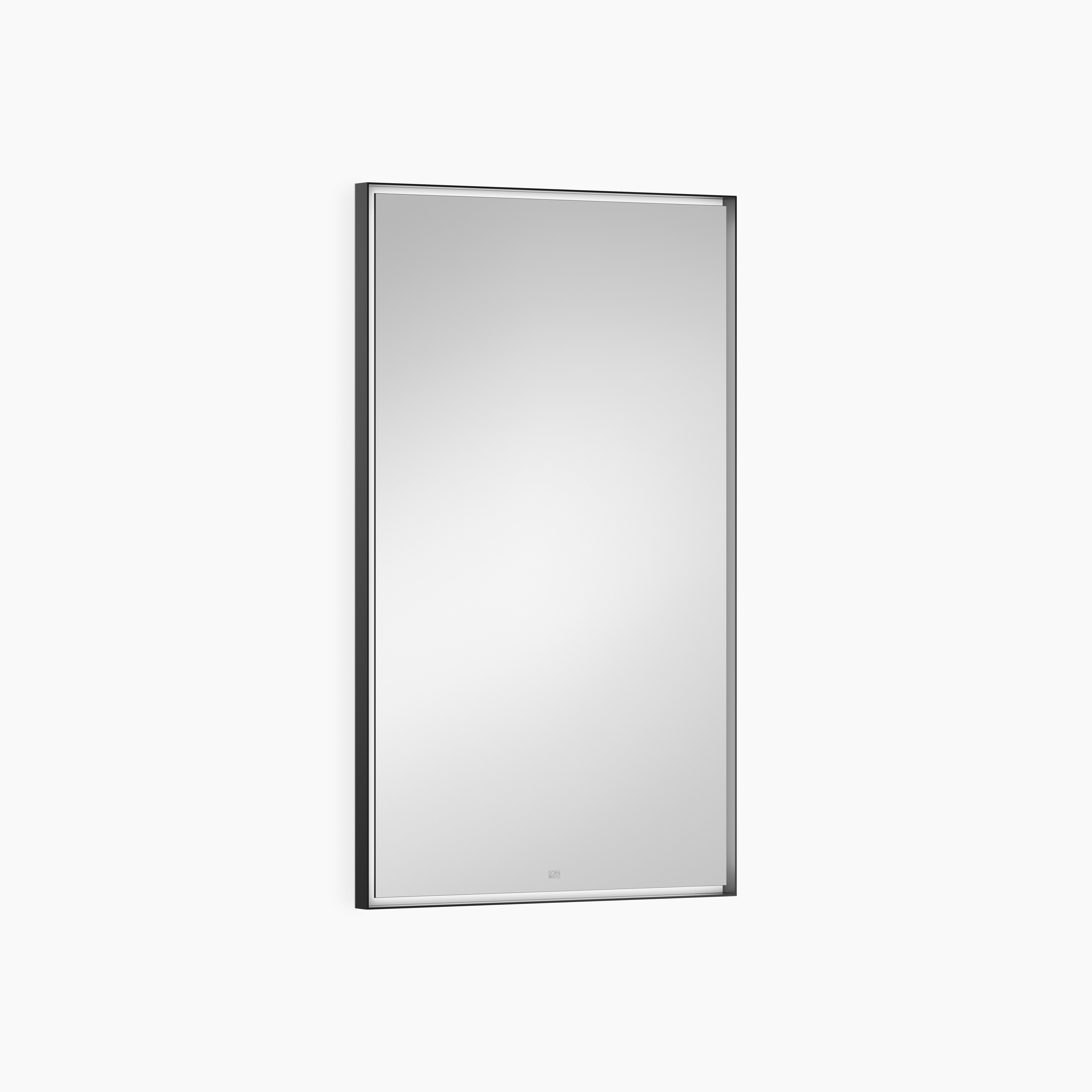 Lighted Mirror Angular Matte Black II
