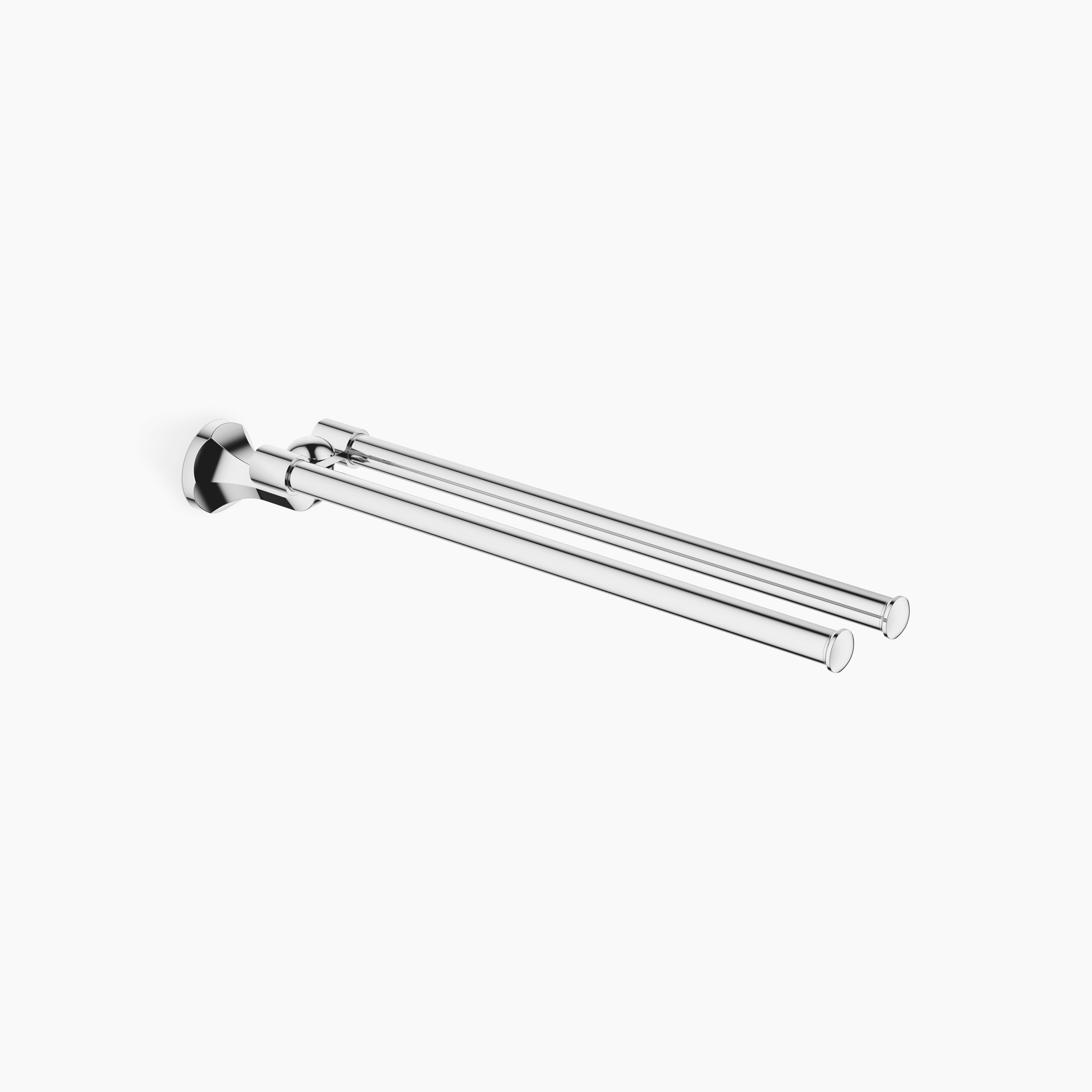 Madison Towel Bar In Two Parts Swivel Chrome