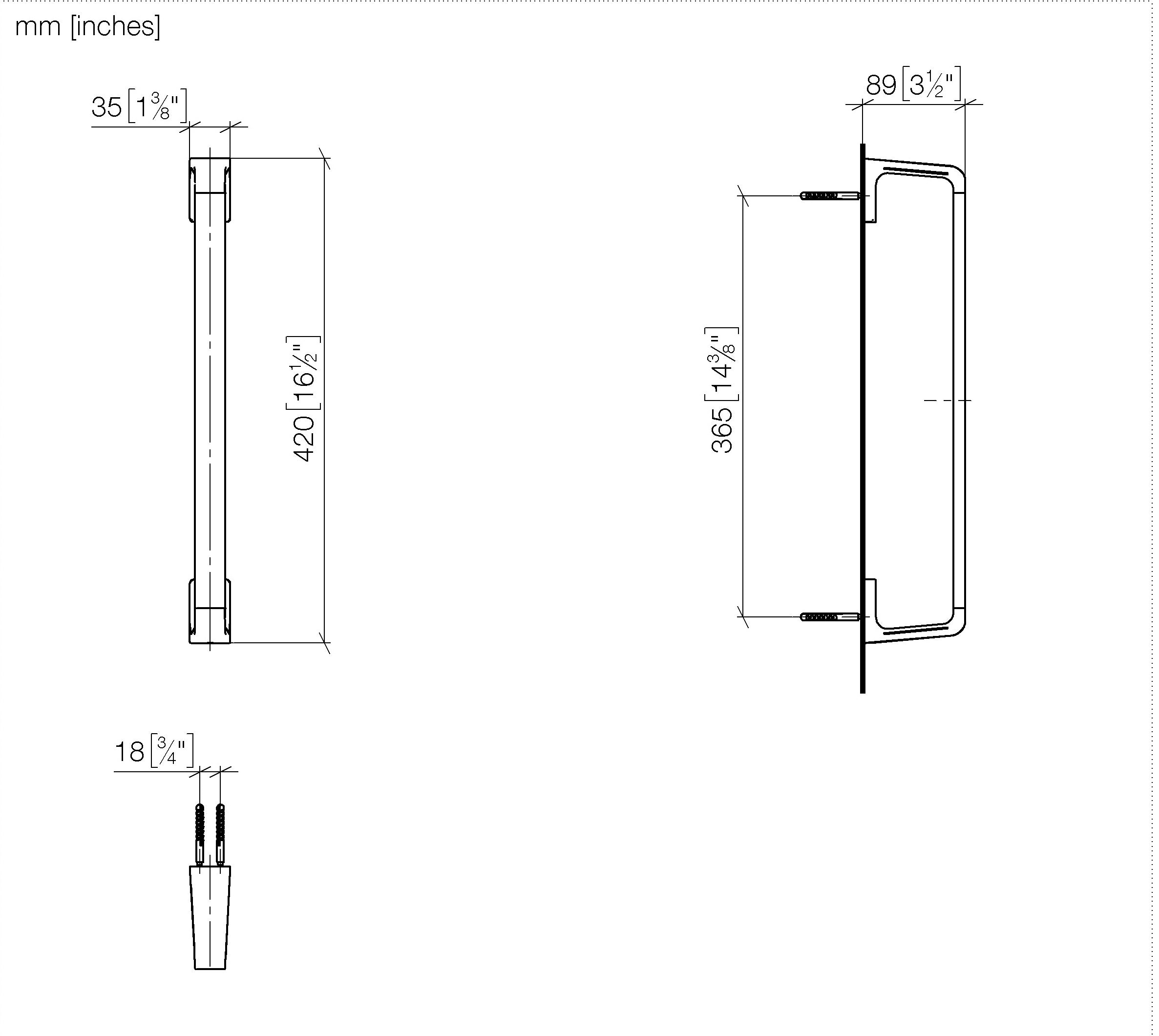 Towel Bar Chrome VI