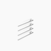 Towel Warmer 4 Fold Projection Left Without Control Element Chrome