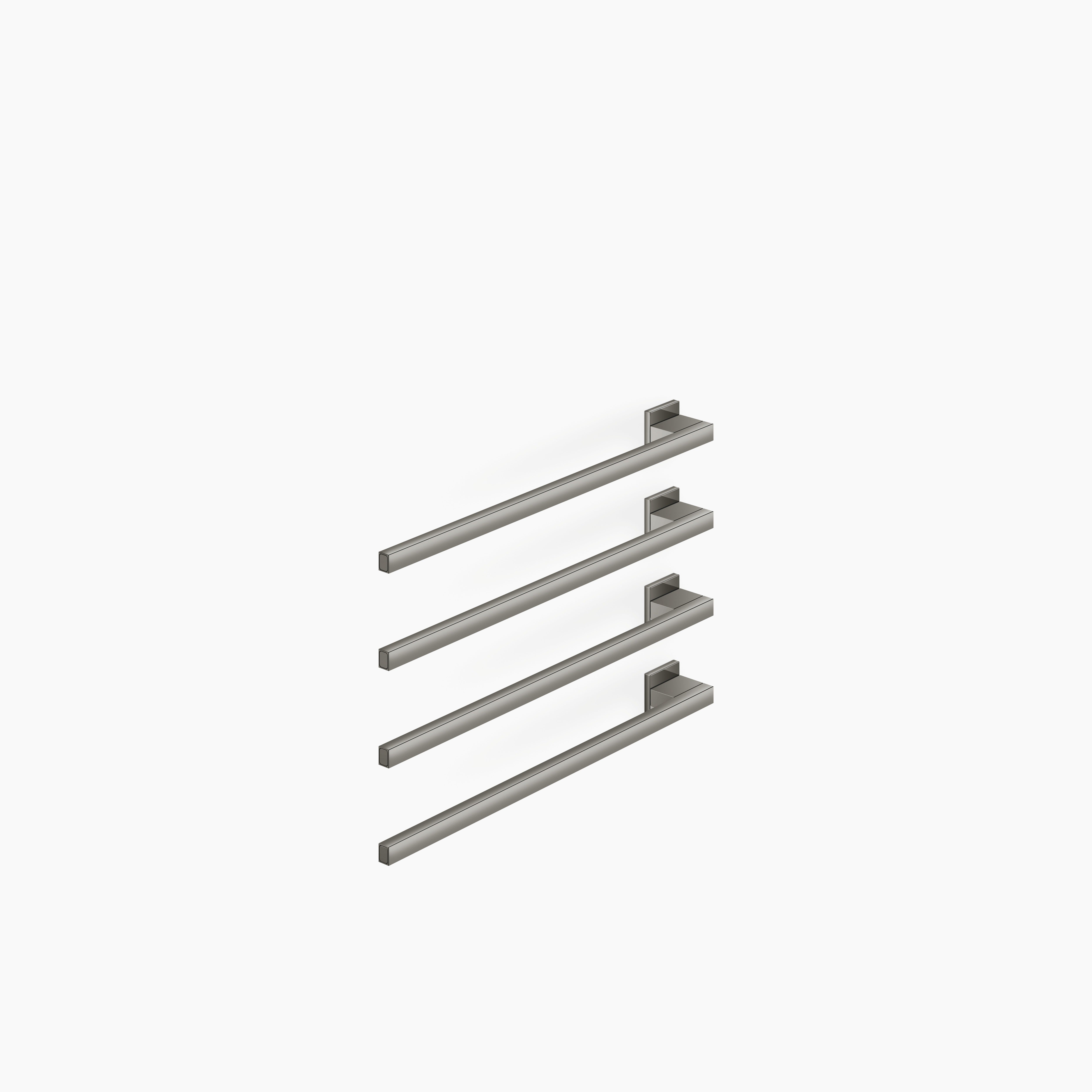 Towel Warmer 4 Fold Projection Left Without Control Element Chrome II