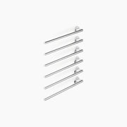 Towel Warmer 6 Fold Projection Left Without Control Element Chrome