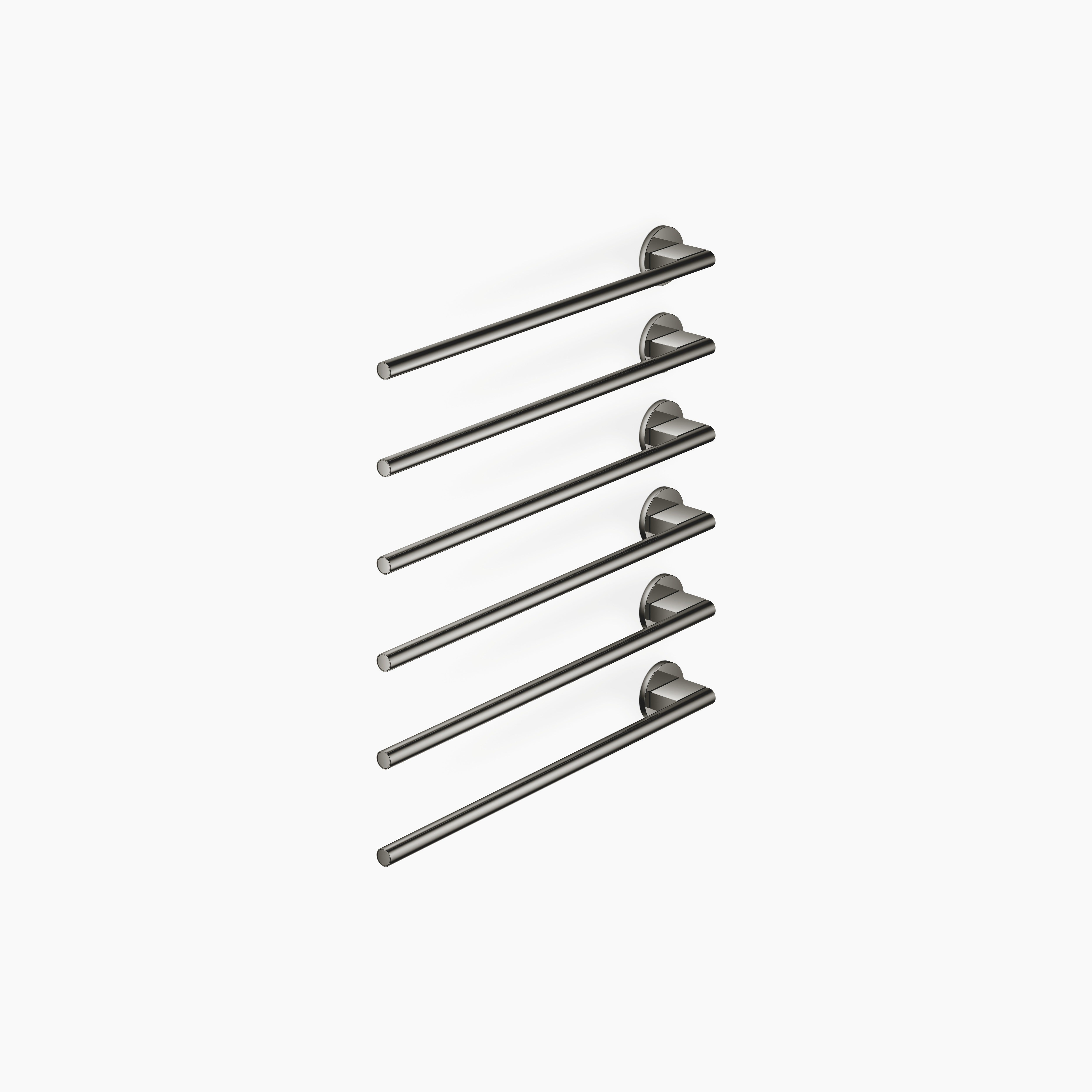 Towel Warmer 6 Fold Projection Left Without Control Element Chrome