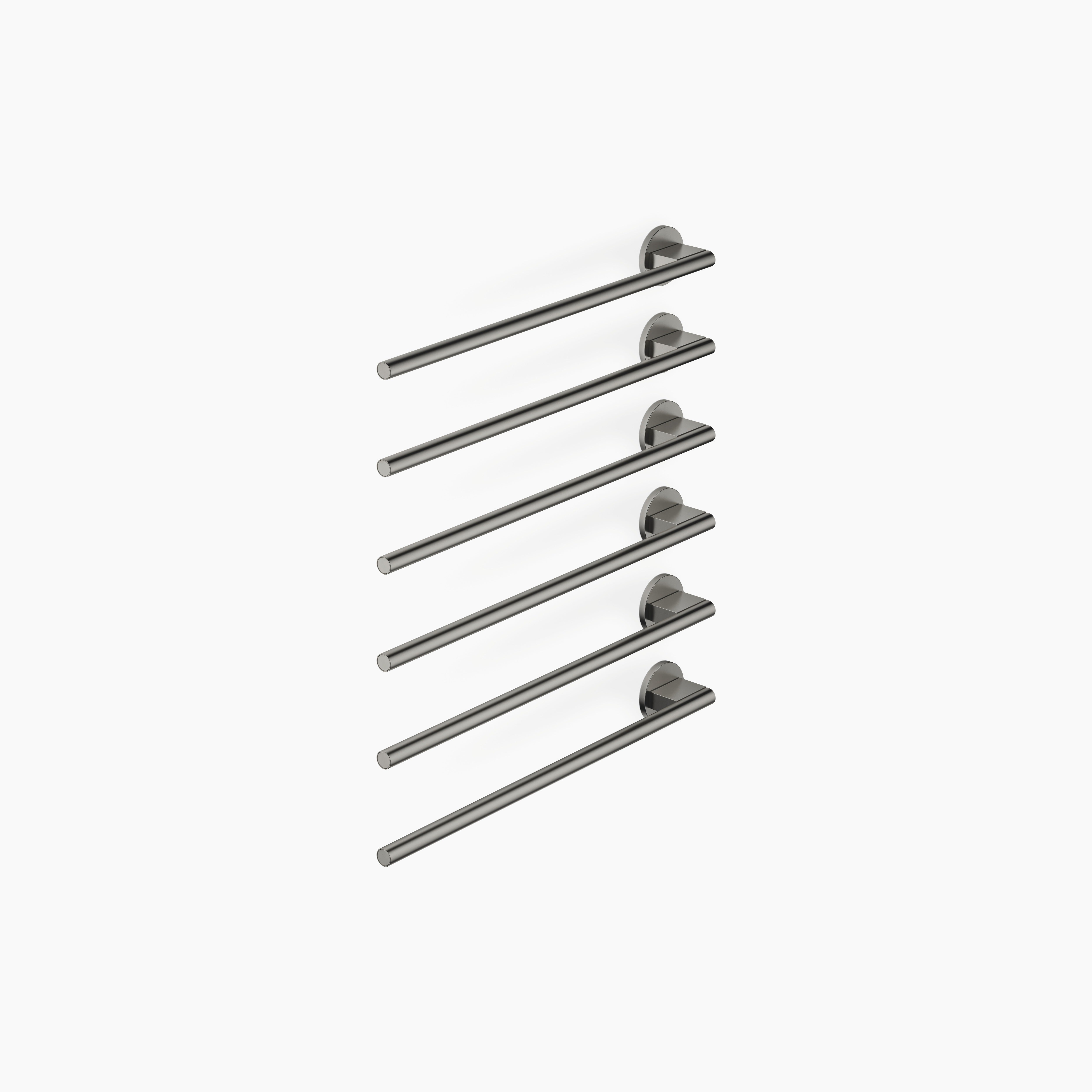 Towel Warmer 6 Fold Projection Left Without Control Element Chrome