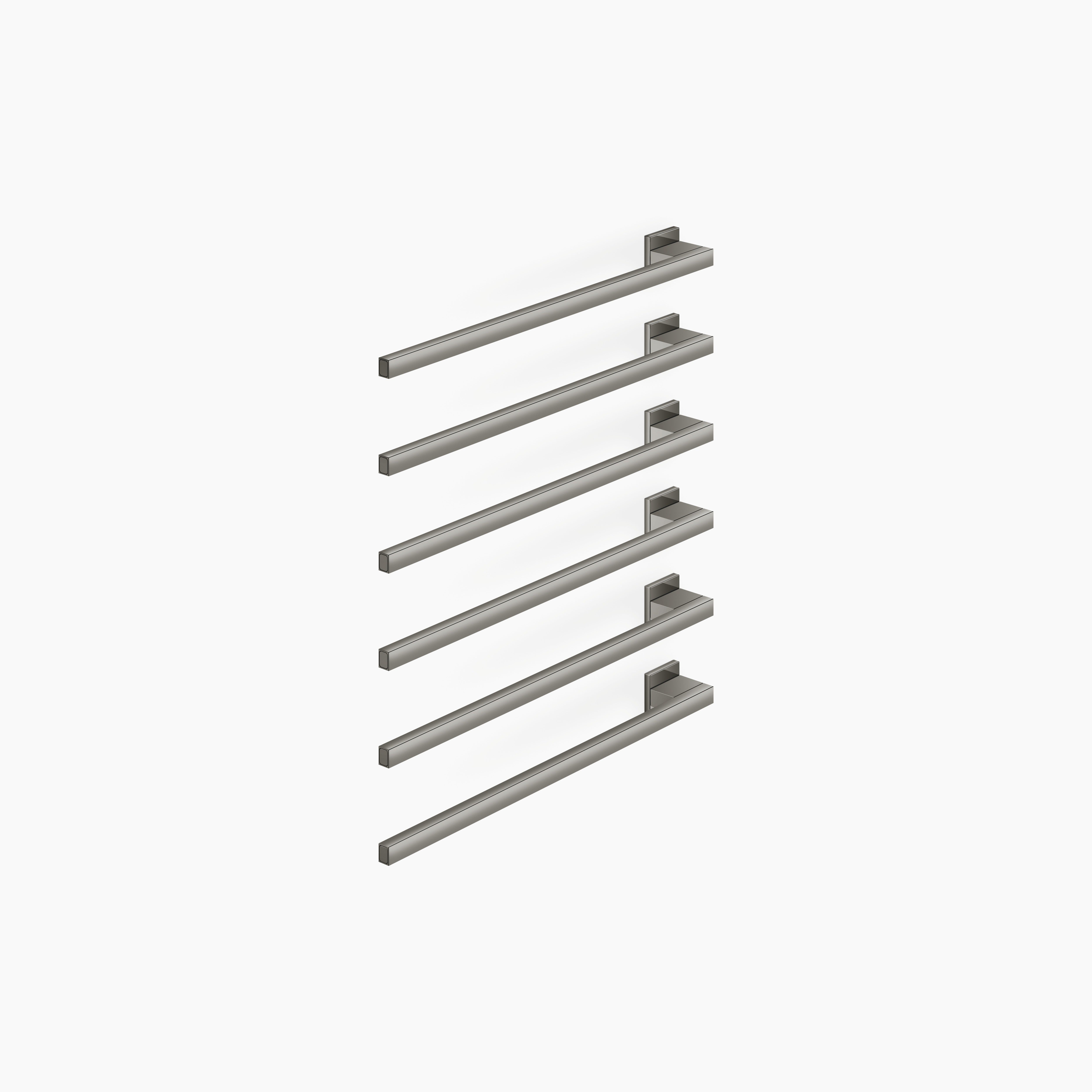 Towel Warmer 6 Fold Projection Left Without Control Element Chrome II