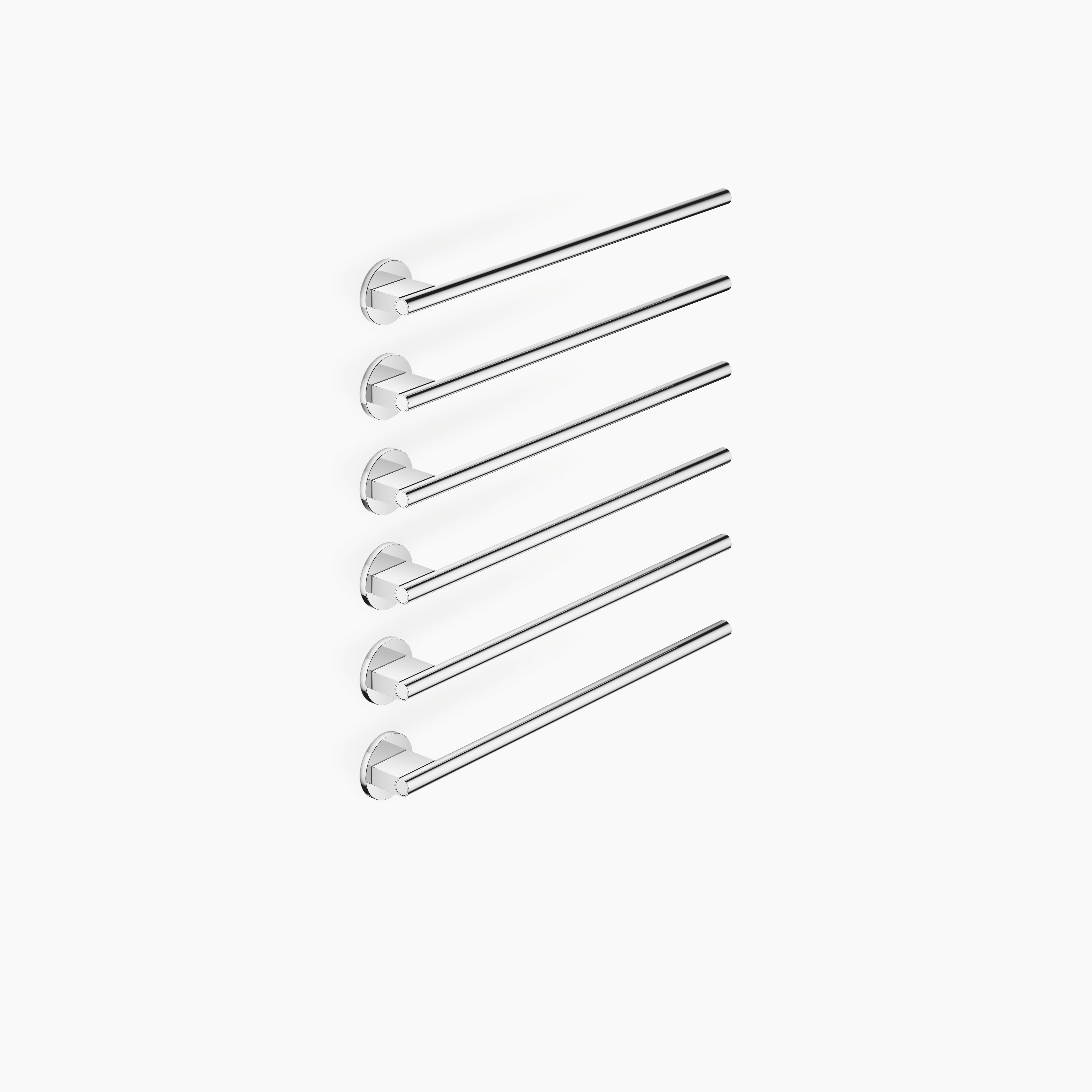 Towel Warmer 6 Fold Projection Right Without Control Element Chrome