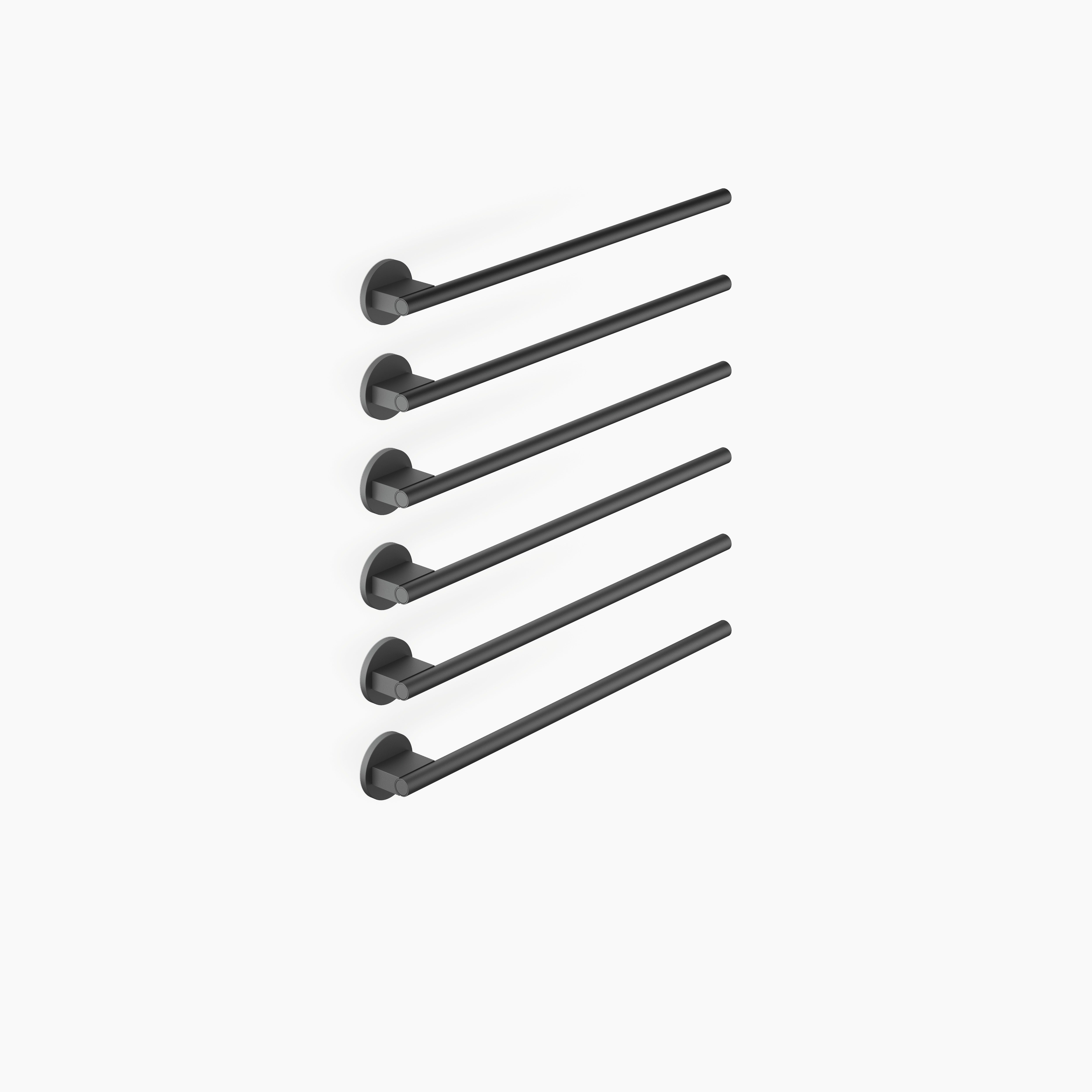Towel Warmer 6 Fold Projection Right Without Control Element Chrome