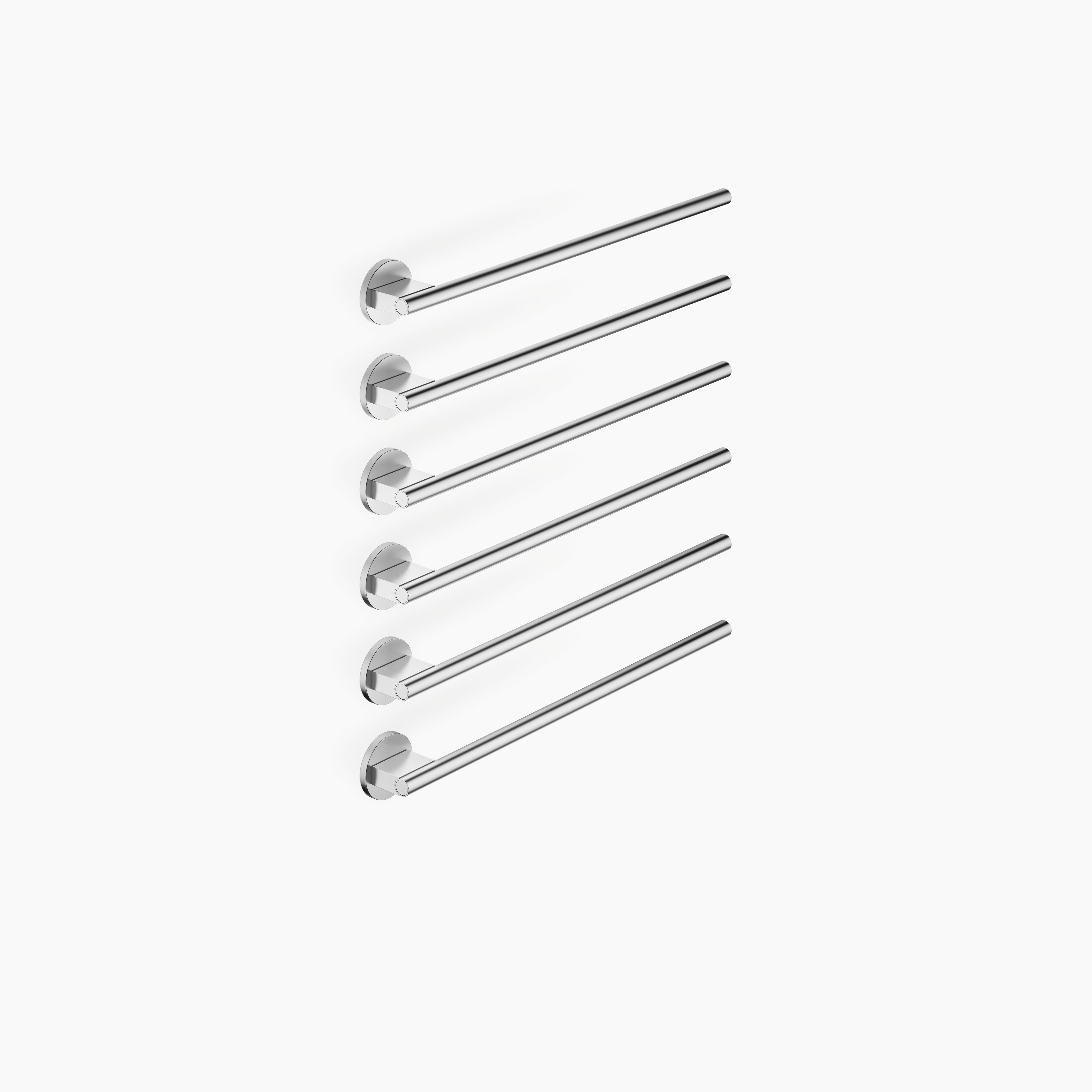 Towel Warmer 6 Fold Projection Right Without Control Element Chrome