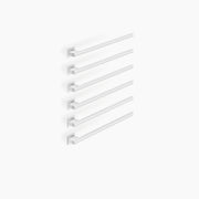 Towel Warmer 6 Fold Projection Right Without Control Element Chrome II