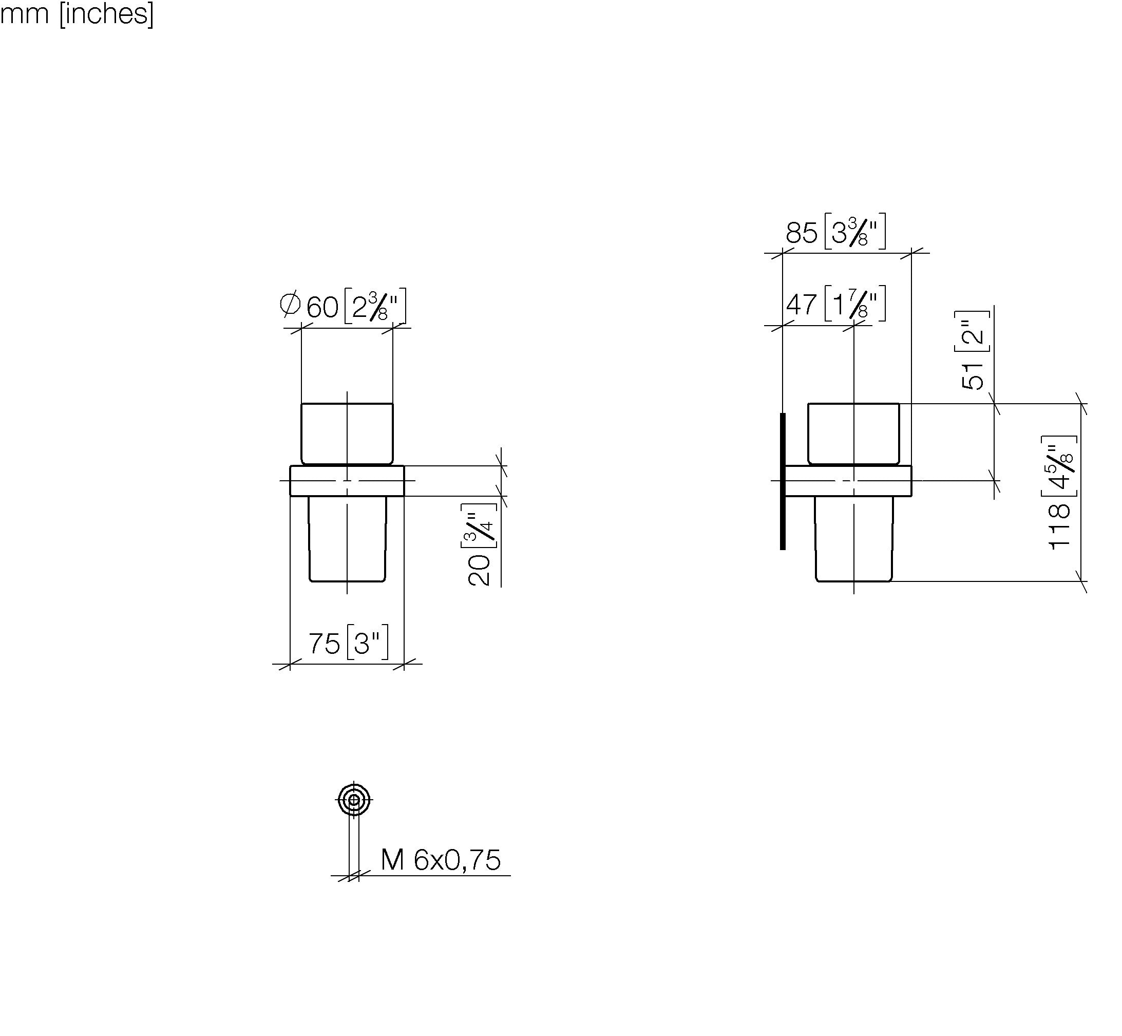 Tumbler Holder Wall Model Chrome