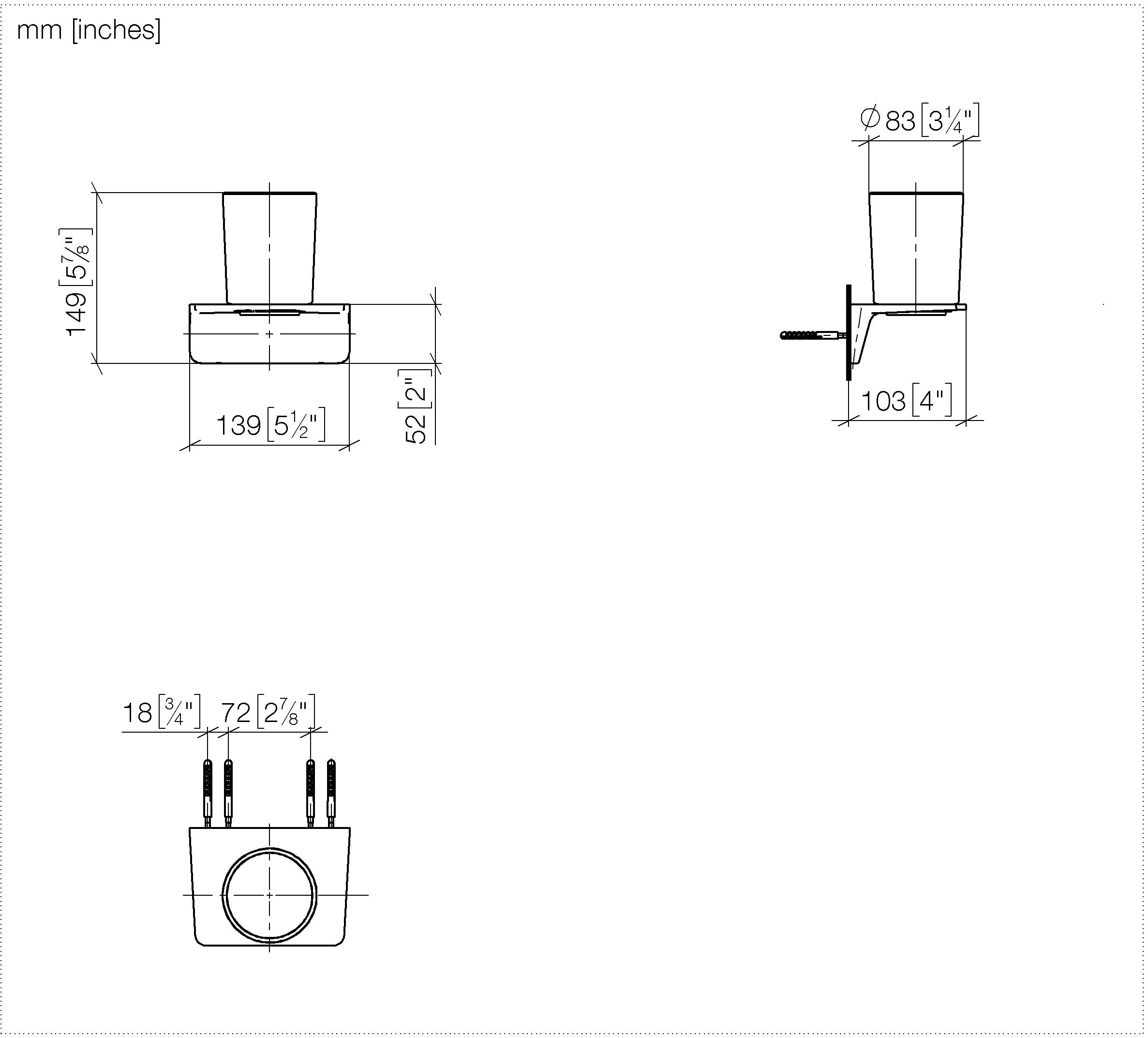 Tumbler Holder Chrome