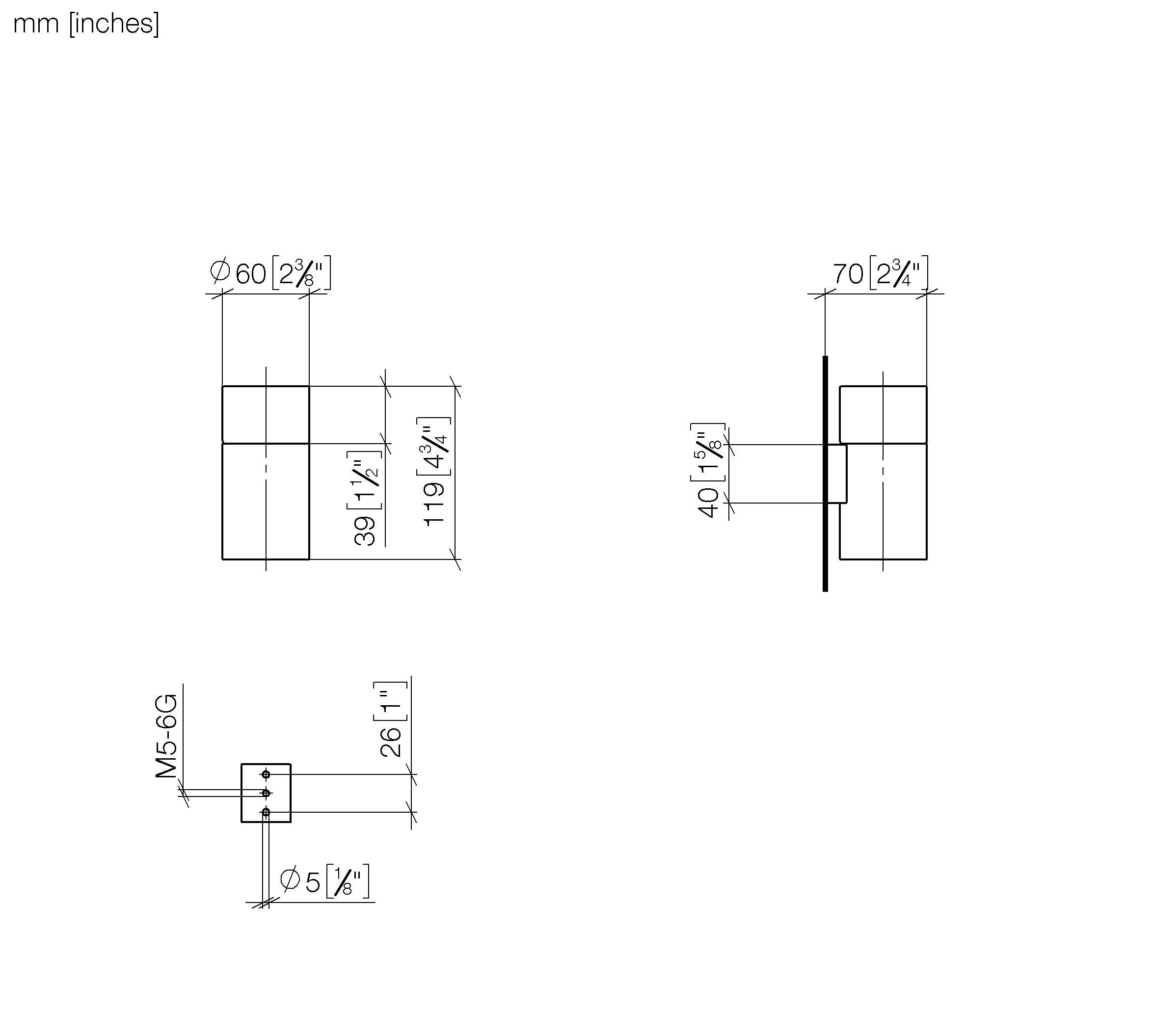 Tumbler Holder Wall Model Chrome III
