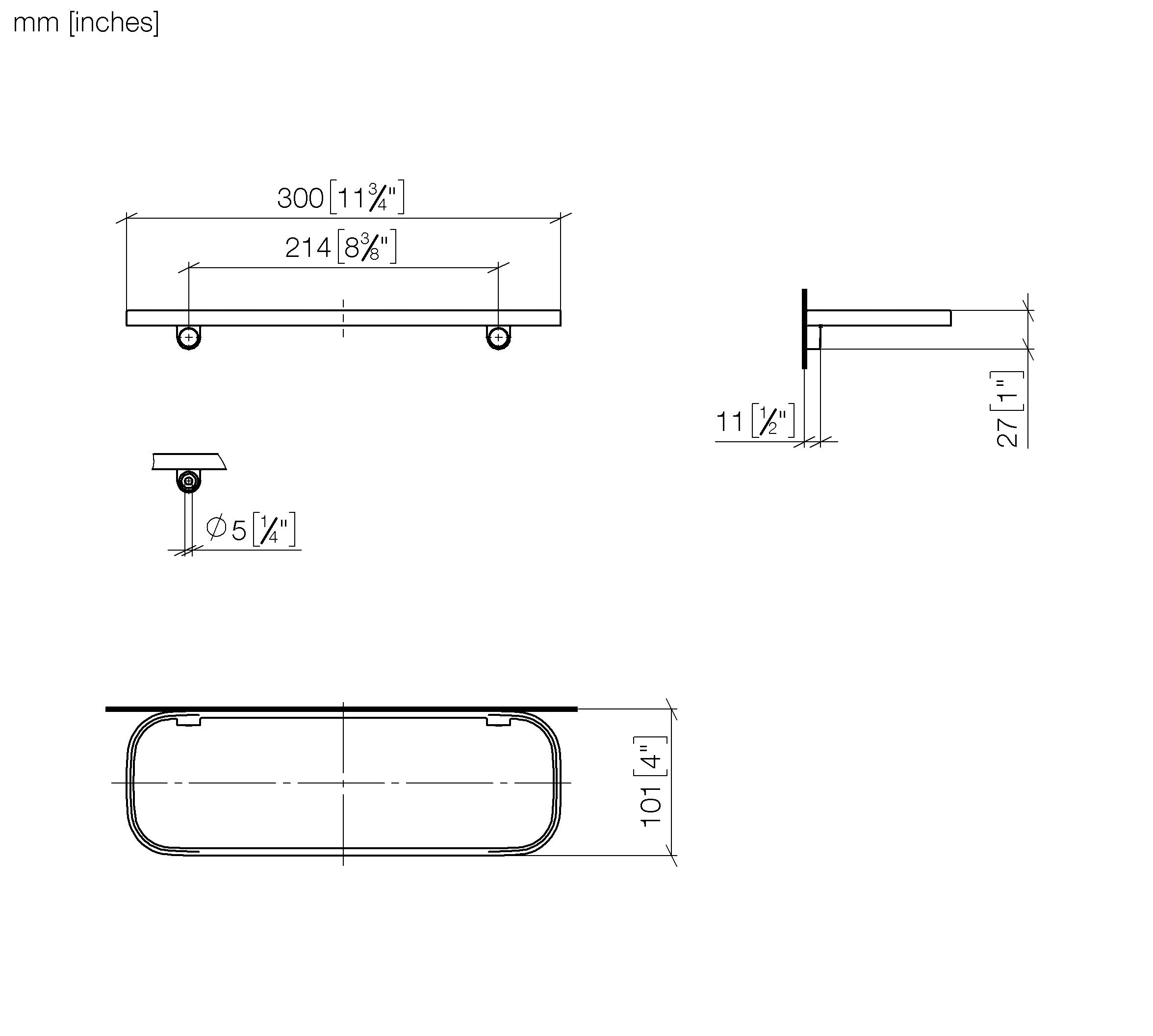 Shelf Wall Model Chrome