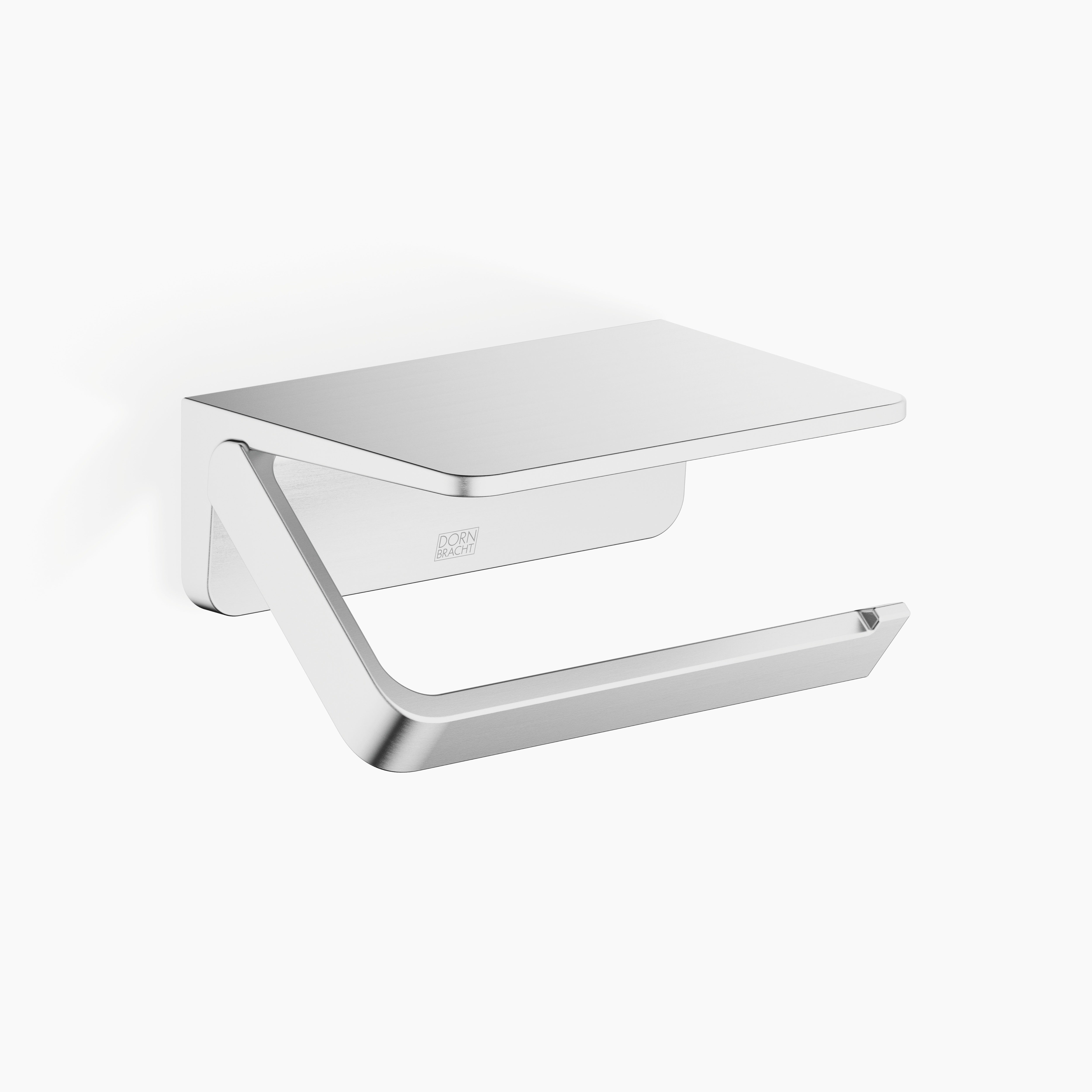 Tissue Holder With Shelf Chrome