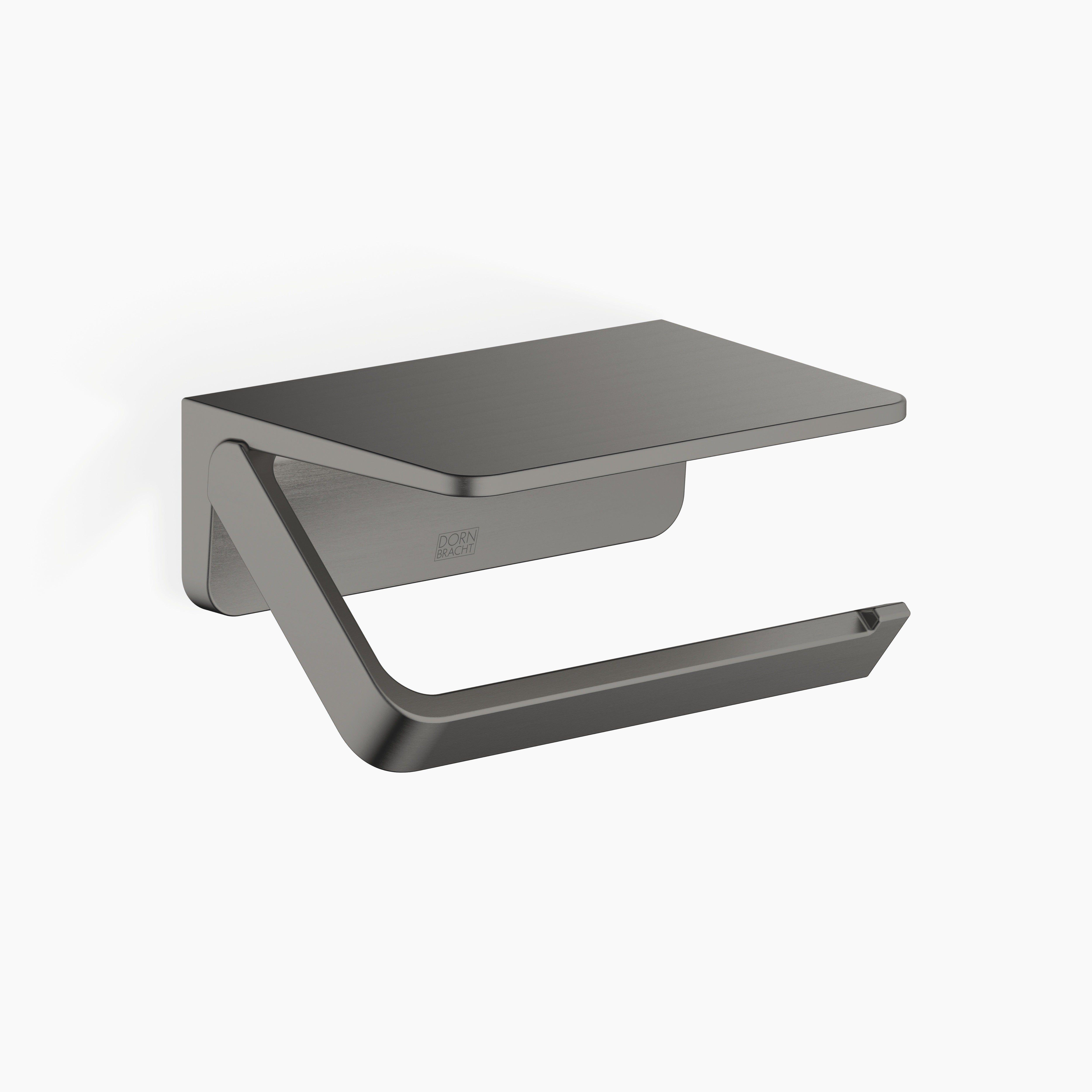 Tissue Holder With Shelf Chrome