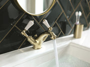 GROSVENOR LEVER BASIN MIXER WITH POP UP WASTE