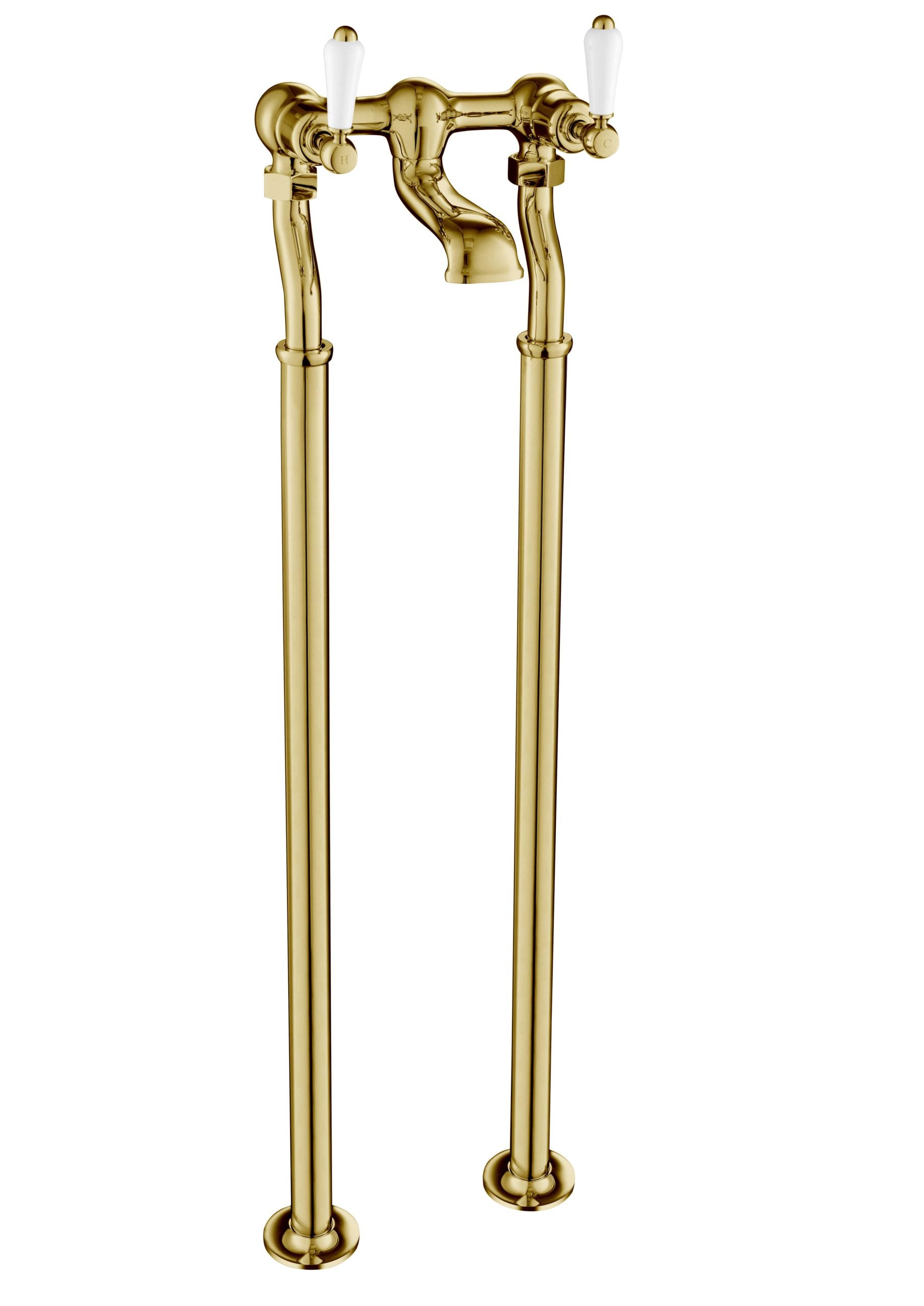 GROSVENOR LEVER FREESTANDING BATH FILLER, CHROME