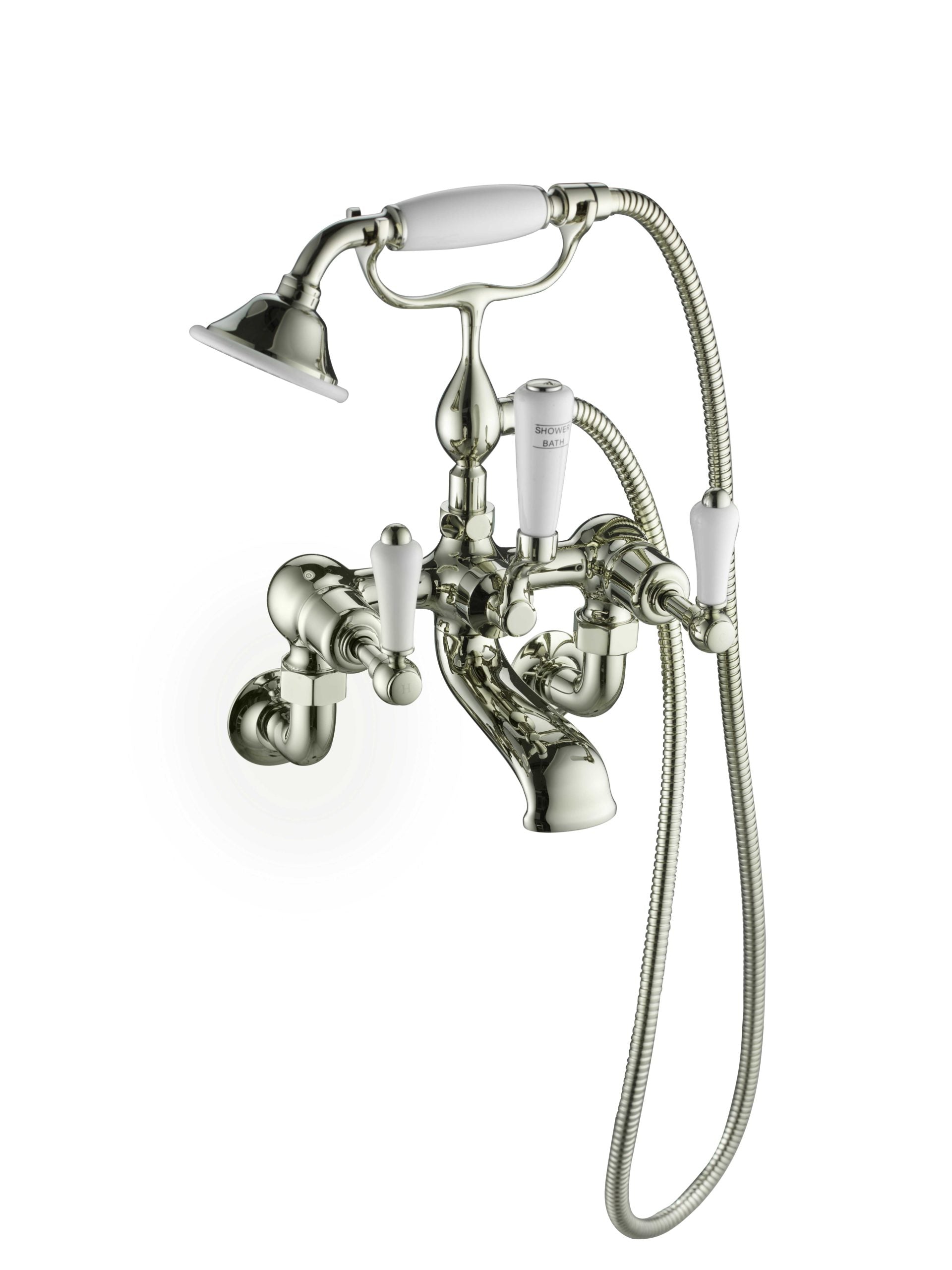 GROSVENOR LEVER BATH SHOWER MIXER WALL MOUNTED WITH KIT