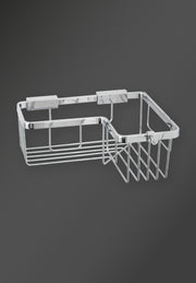 CORNER BASKET ANGLED CHROME