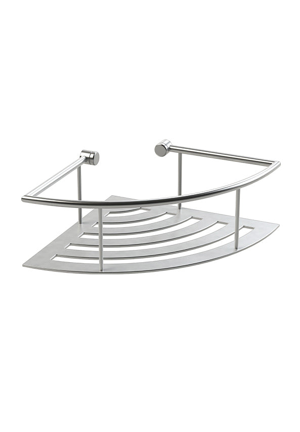 CORNER SHOWER SHELF CHROME