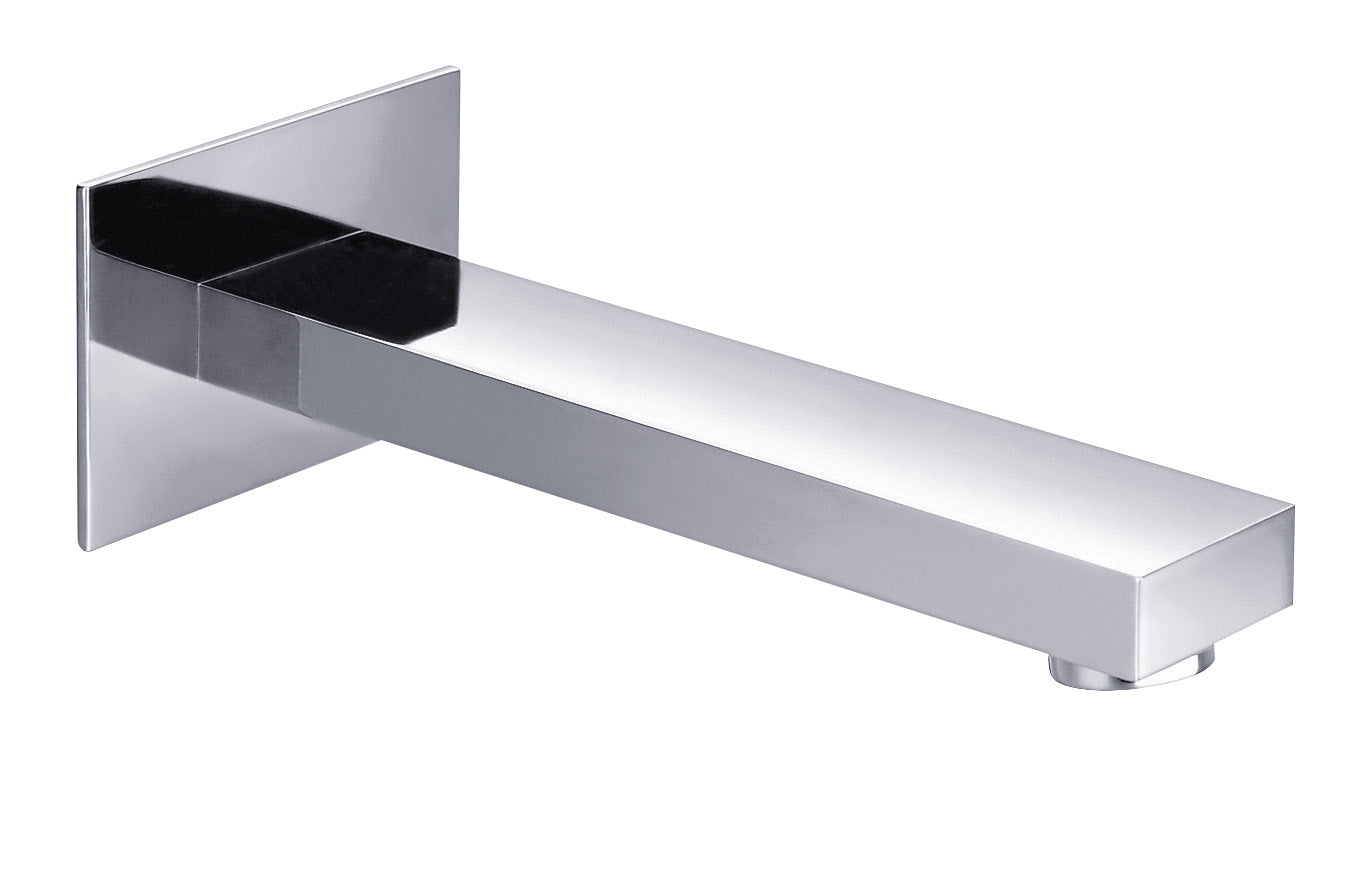 ATHENA WALL MOUNTED BATH SPOUT 180MM
