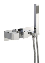 ATHENA THERMOSTATIC CONCEALED 2 OUTLET VALVE WITH HANDSET