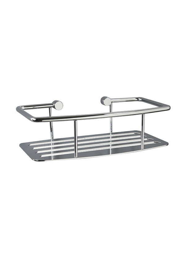 SHOWER SHELF D SHAPED CHROME