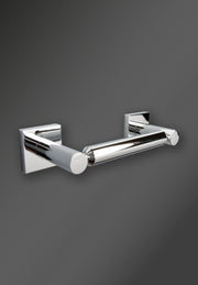 ATLANTA DOUBLE POST TOILET ROLL HOLDER CHROME