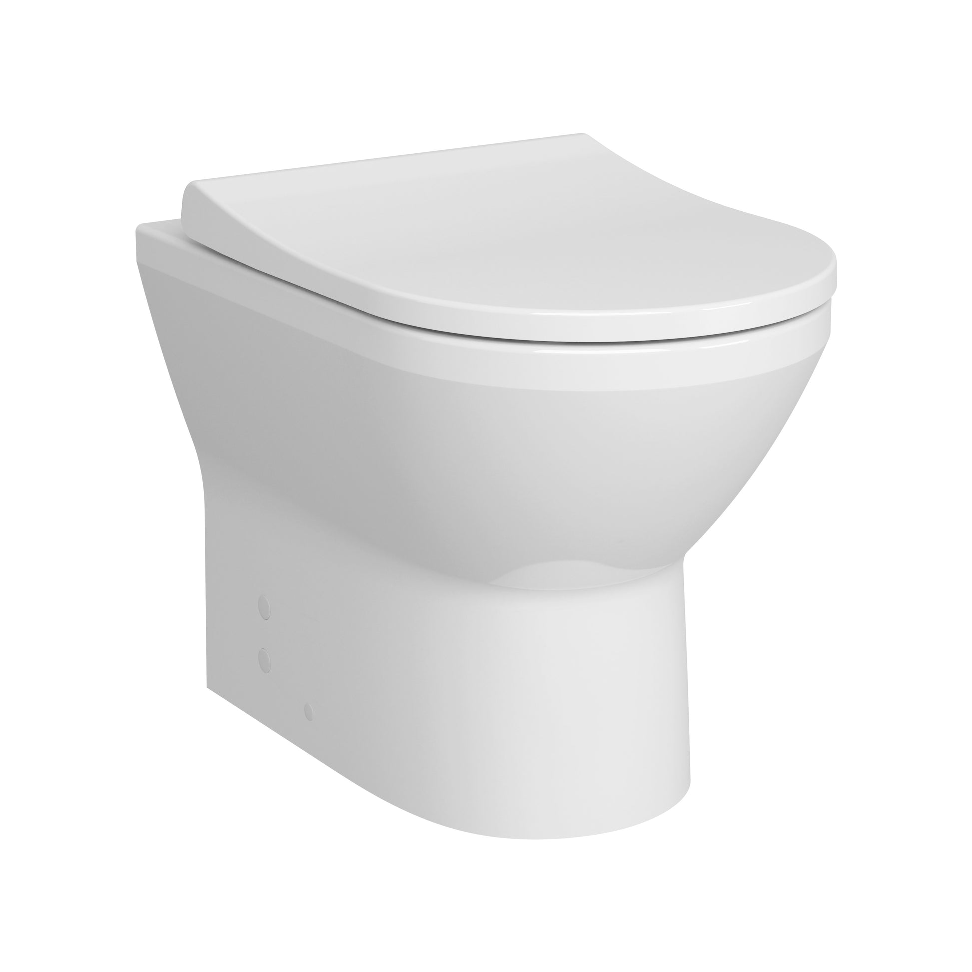 Back-To-Wall Wc Pan, Rim-Ex