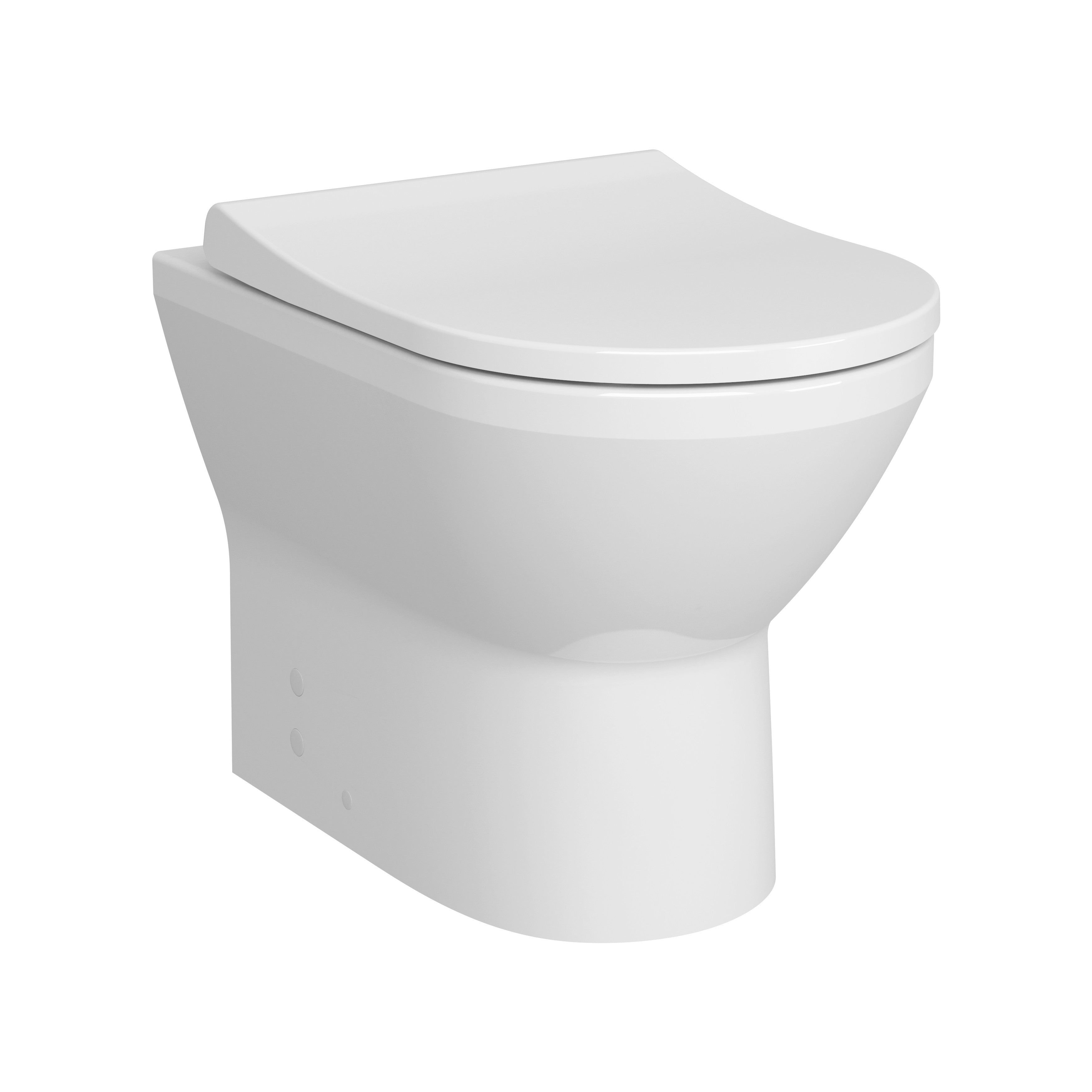 Back-To-Wall Wc Pan, Rim-Ex
