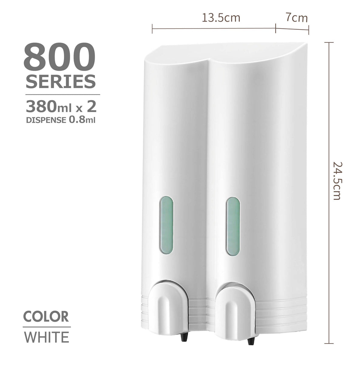 Euroshowers TALL ROUND  Double