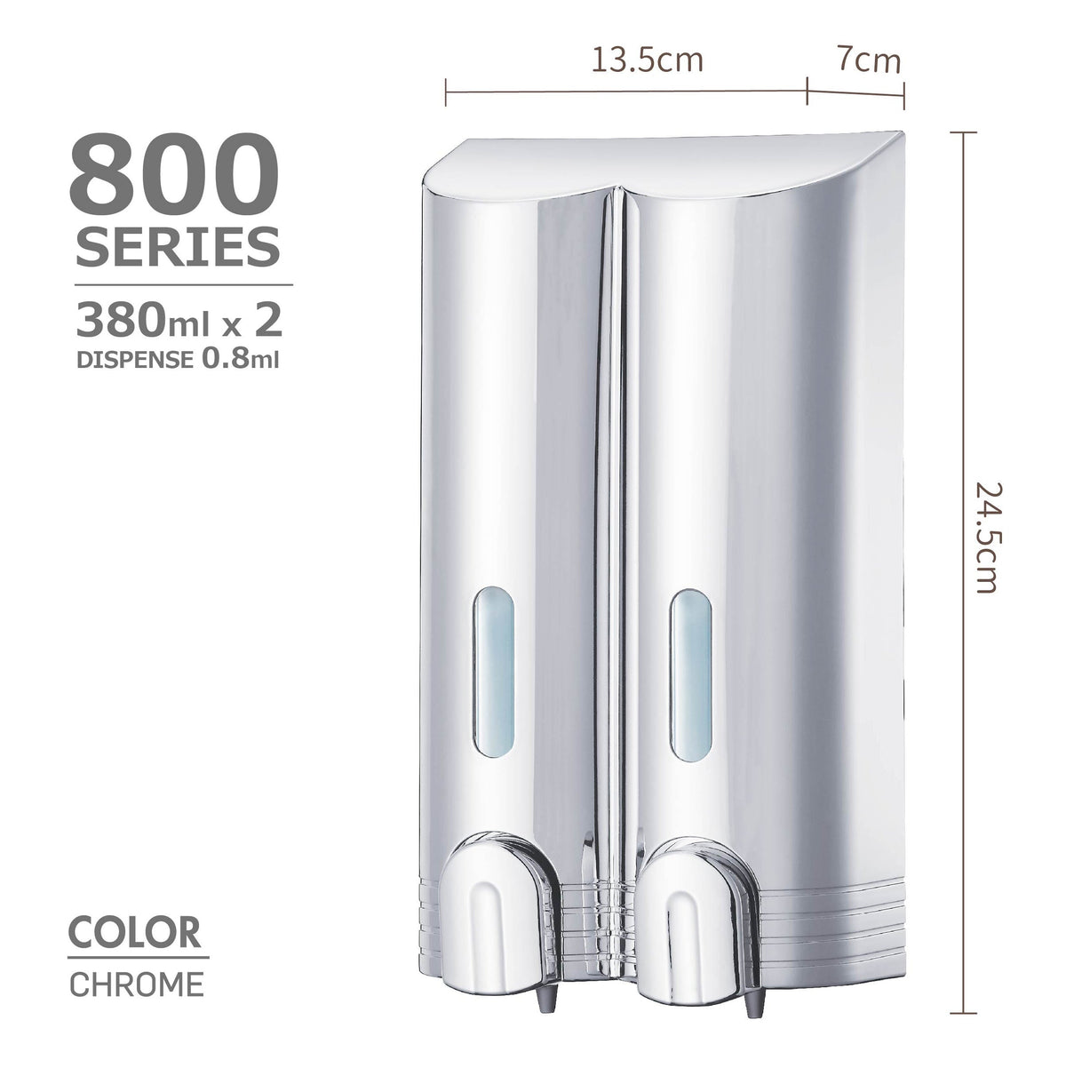 Euroshowers TALL ROUND  Double