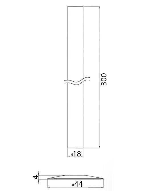 AYDA - 18mm x 300mm Pipe Sleeve