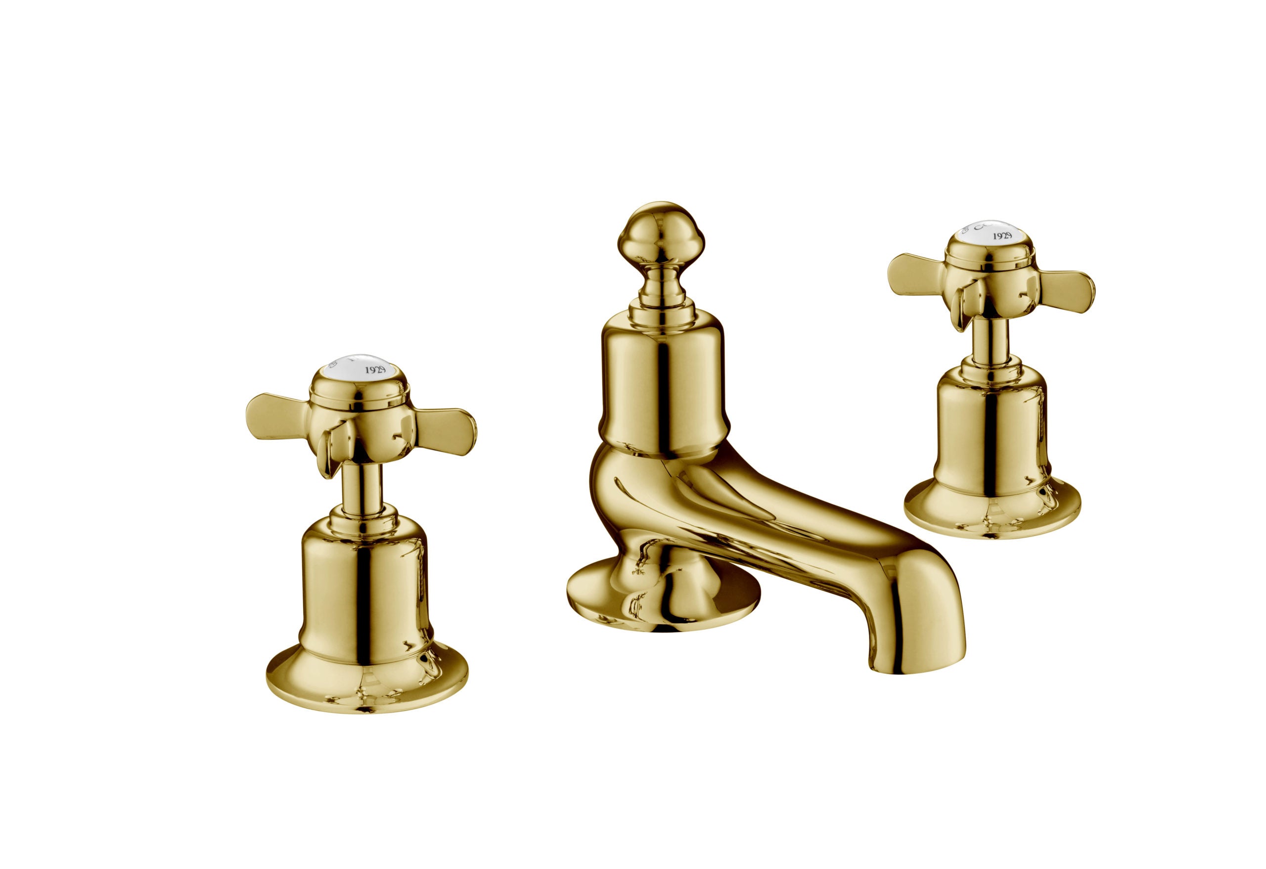 GROSVENOR PINCH 3 HOLE DECK MOUNTED BATH FILLER