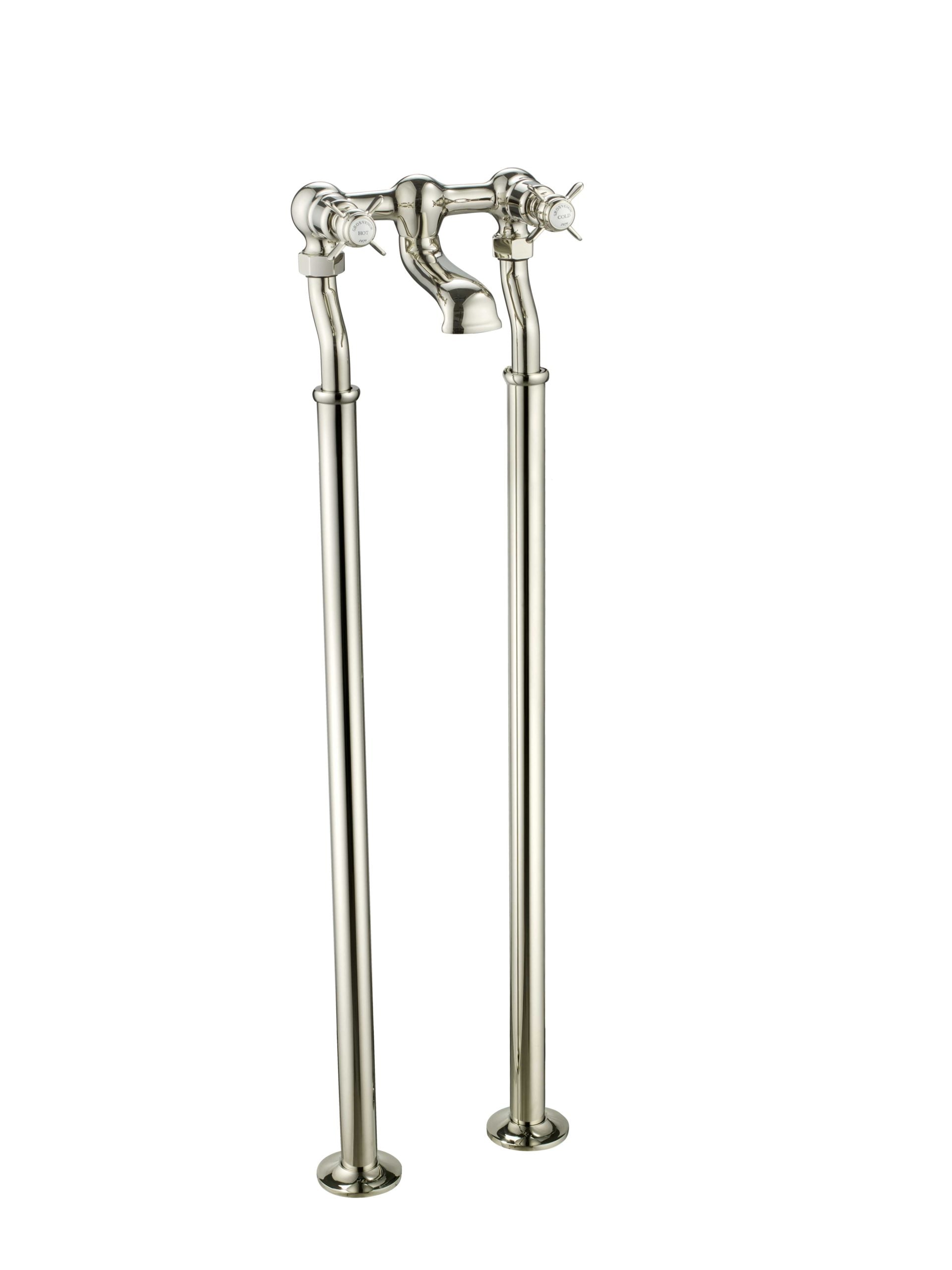 GROSVENOR PINCH FREESTANDING BATH FILLER, CHROME