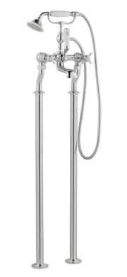 GROSVENOR PINCH FREESTANDING BATH SHOWER MIXER WITH KIT