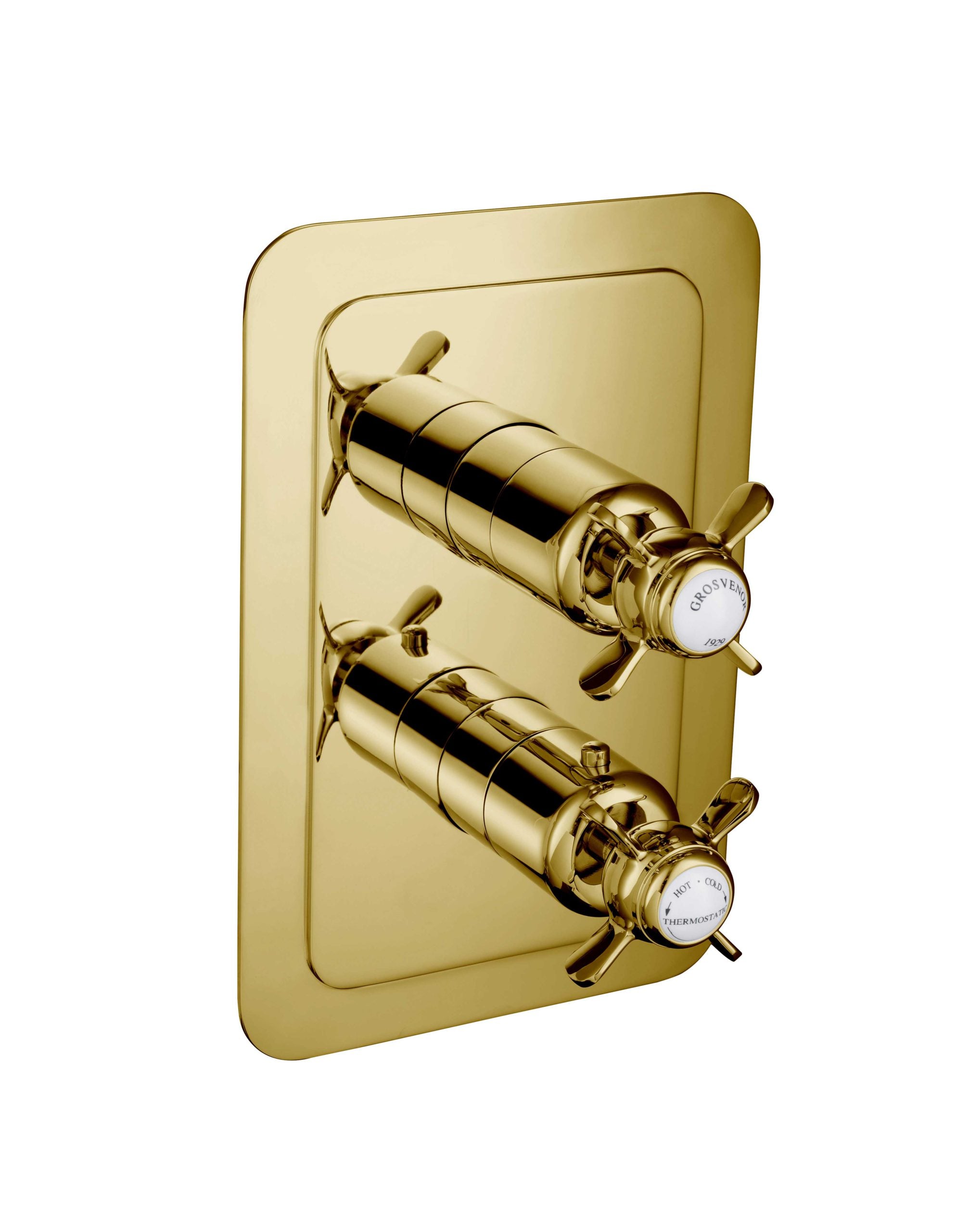 GROSVENOR PINCH THERMOSTATIC CONCEALED 1 OUTLET SHOWER VALVE VERTICAL