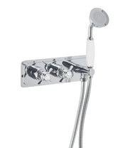 GROSVENOR PINCH THERMOSTATIC CONCEALED 2 OUTLET VALVE AND HANDSET ATTACHMENT