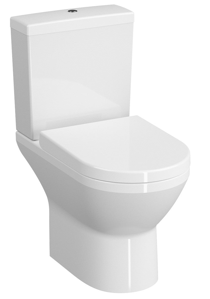 Closed Couple Open Back Wc Pan, Rimless