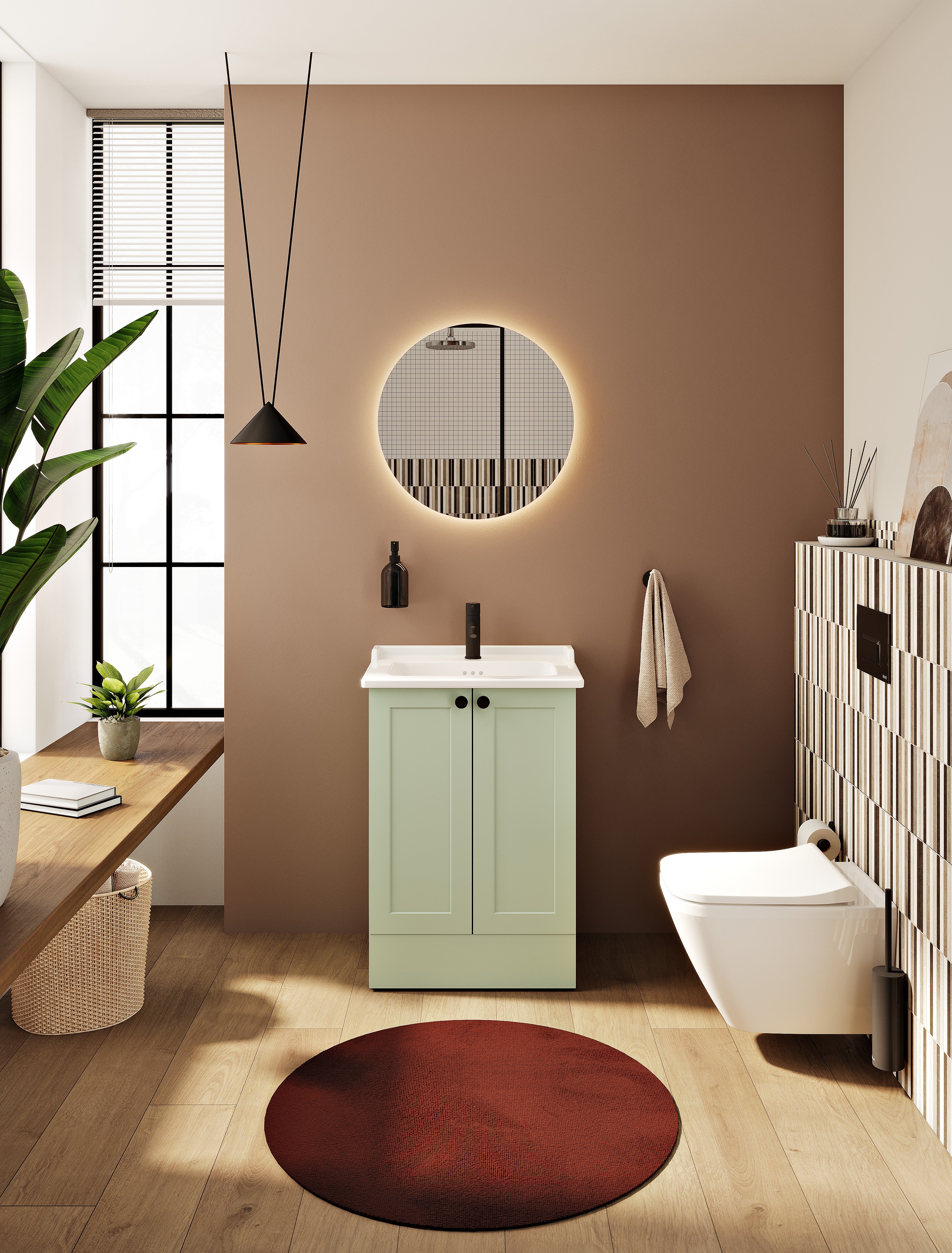 Classic washbasin 60 x46
