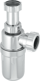 CP Plastic Resealing Adjustable Inlet Bottle Trap