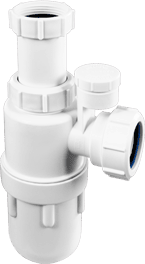 Anti-Syphon Bottle Trap incorporating Silicone Valve