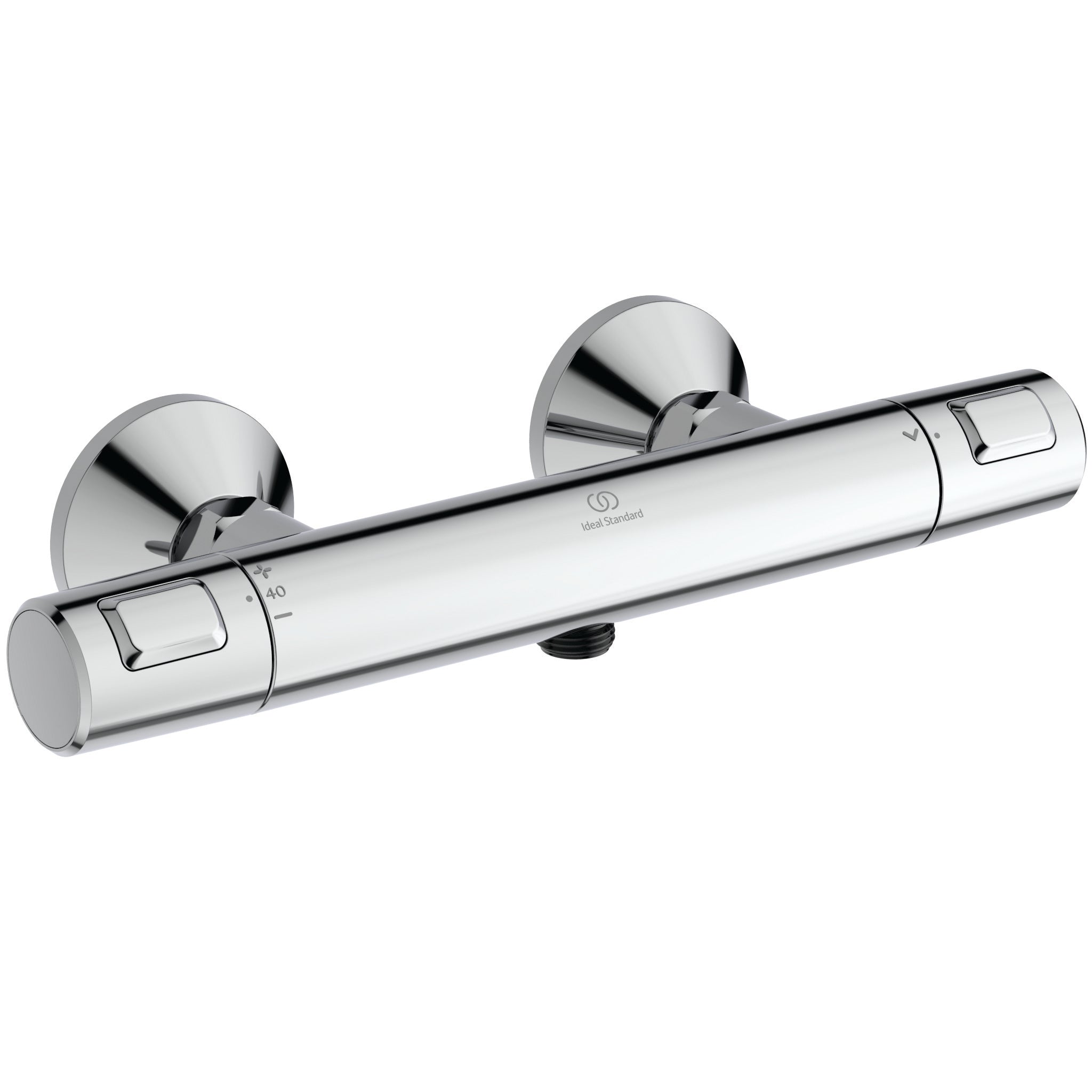Ceratherm T25 exposed thermostatic shower mixer valve