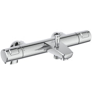 Ceratherm T25 exposed thermostatic rim mounted bath shower mixer