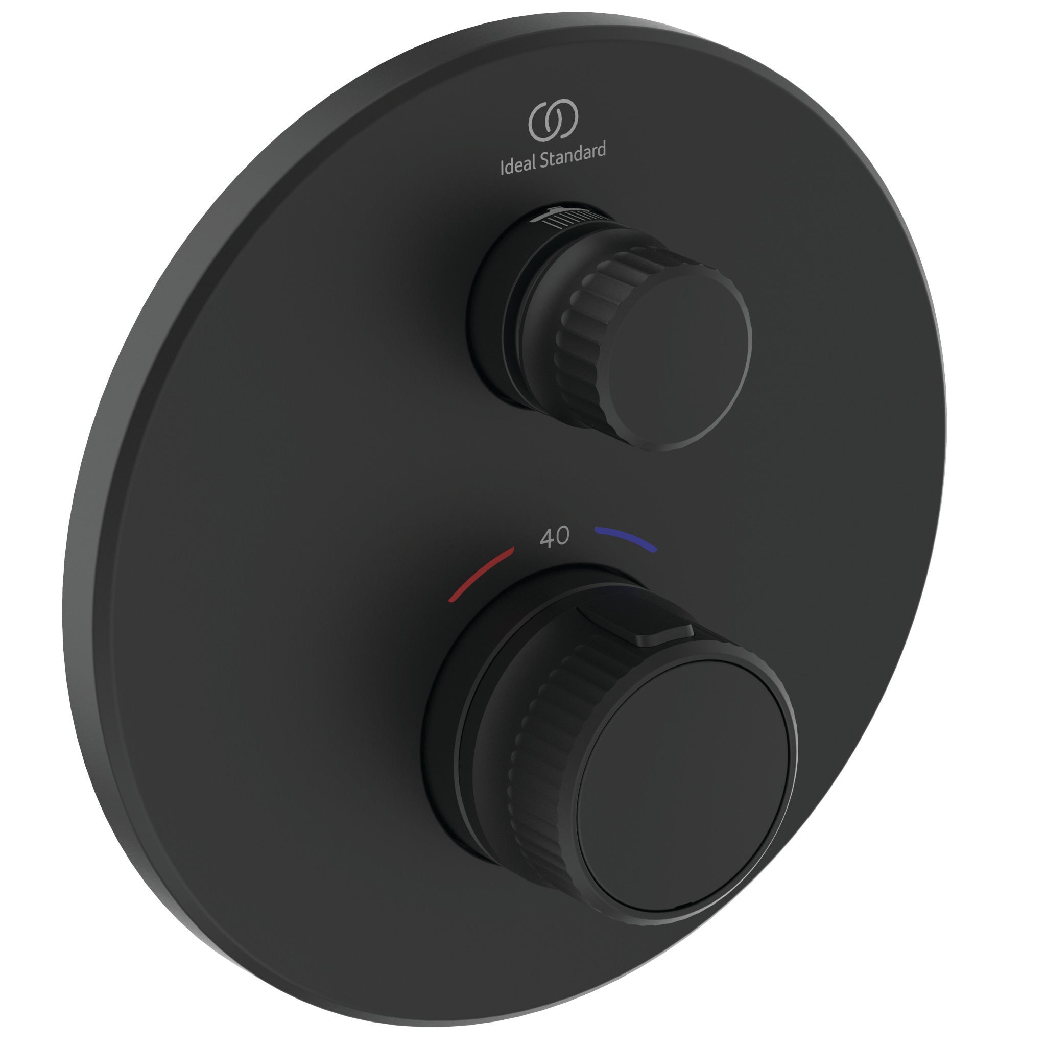 Ceratherm Navigo built-in thermostatic round shower mixer