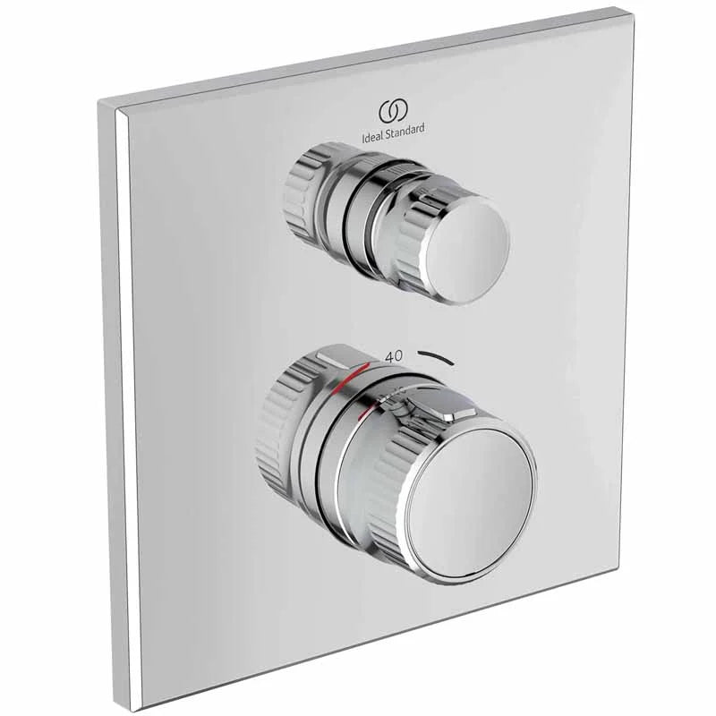 Ceratherm Navigo built-in thermostatic square shower mixer